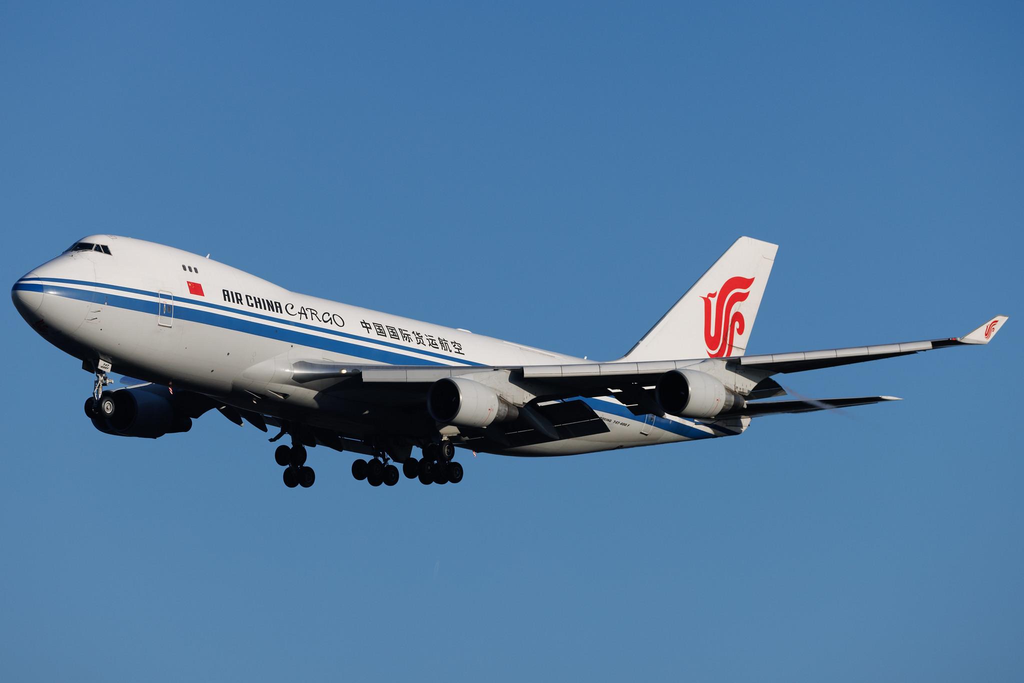 Frankfurt Airport: Air China Cargo (/ CAO) |  Boeing 747-412F(SCD) B744 | B-2409 | MSN 26560