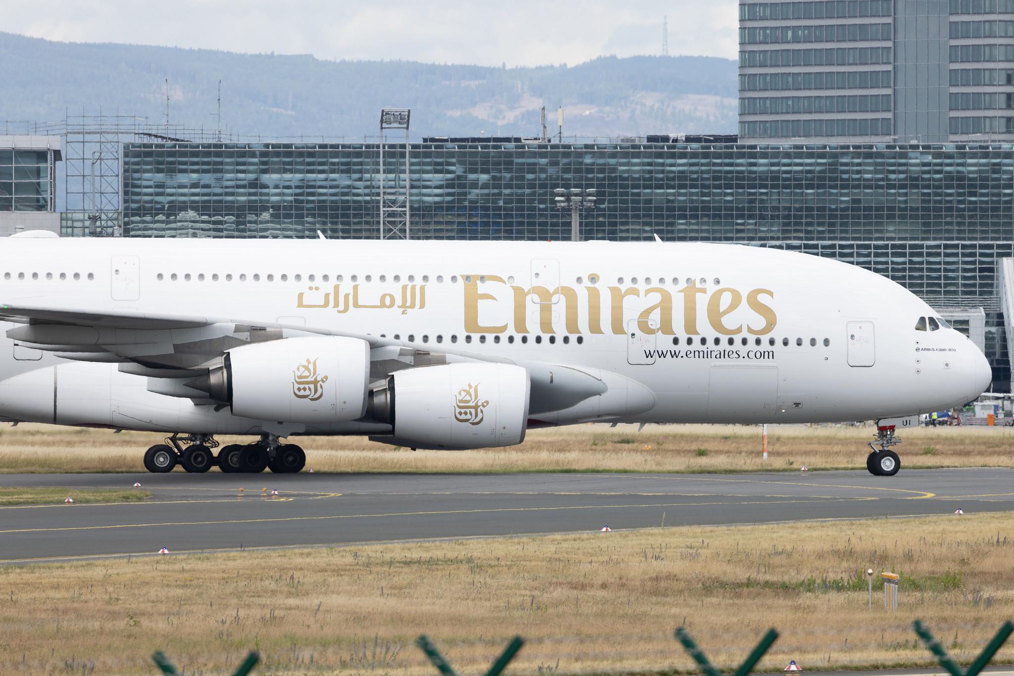Frankfurt Airport: Emirates (EK / UAE) | Airbus A380-861 A388 | A6-EUI | MSN 221