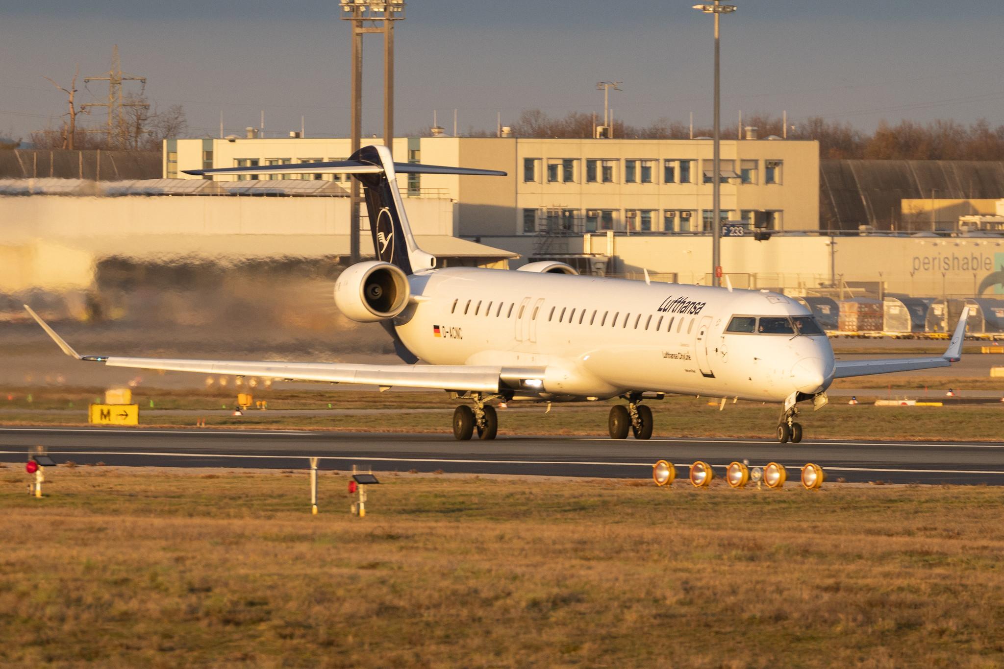 Frankfurt Airport: Lufthansa (LH / DLH) | Operator: Lufthansa CityLine | Mitsubishi CRJ-900LR CRJ9 | D-ACNC | MSN 15236