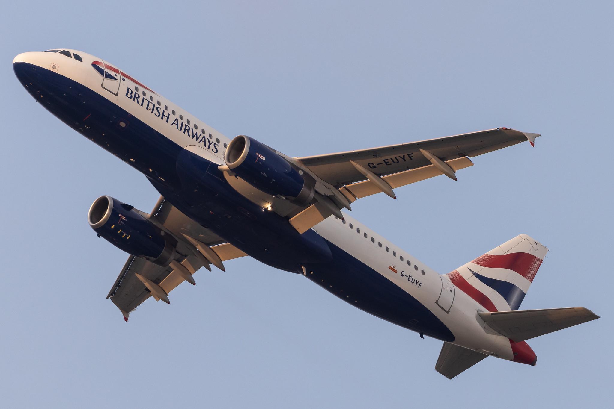 London Heathrow: British Airways (BA / BAW) | Airbus A320-232 A320 | G-EUYF | MSN 4185