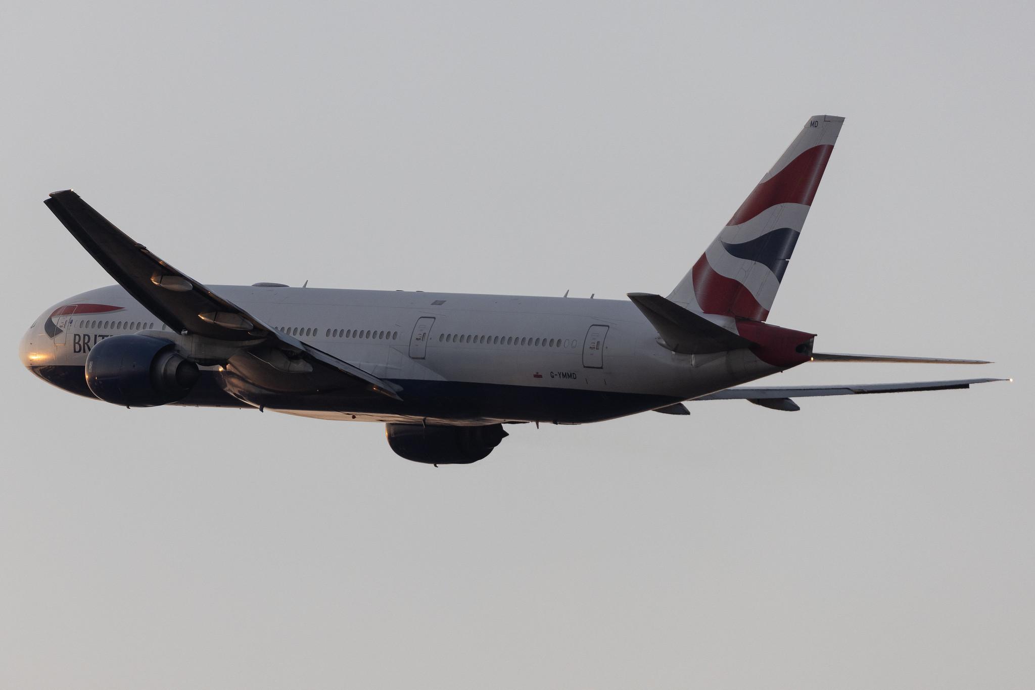 London Heathrow: British Airways (BA / BAW) | Boeing 777-236(ER) B772 | G-YMMD | MSN 30305