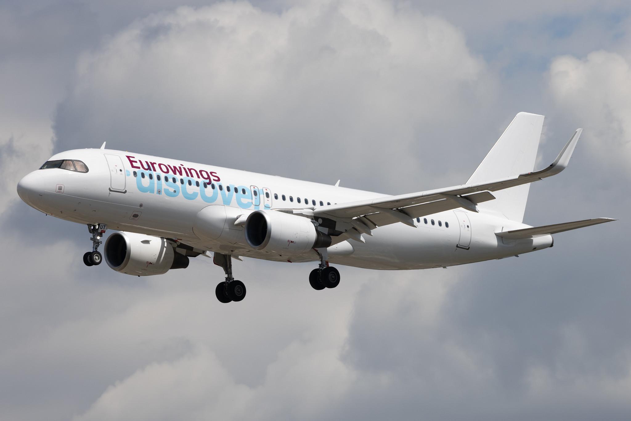 Frankfurt Airport: Eurowings Discover (4Y / OCN) |  Airbus A320-214 A320 | D-AIUT | MSN 7115