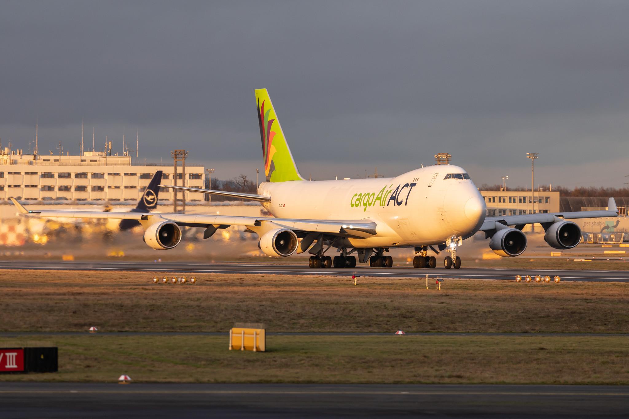 Frankfurt Airport: AirACT (9T / RUN) | Boeing 747-428F(ER) B744 | TC-ACR | MSN 32866