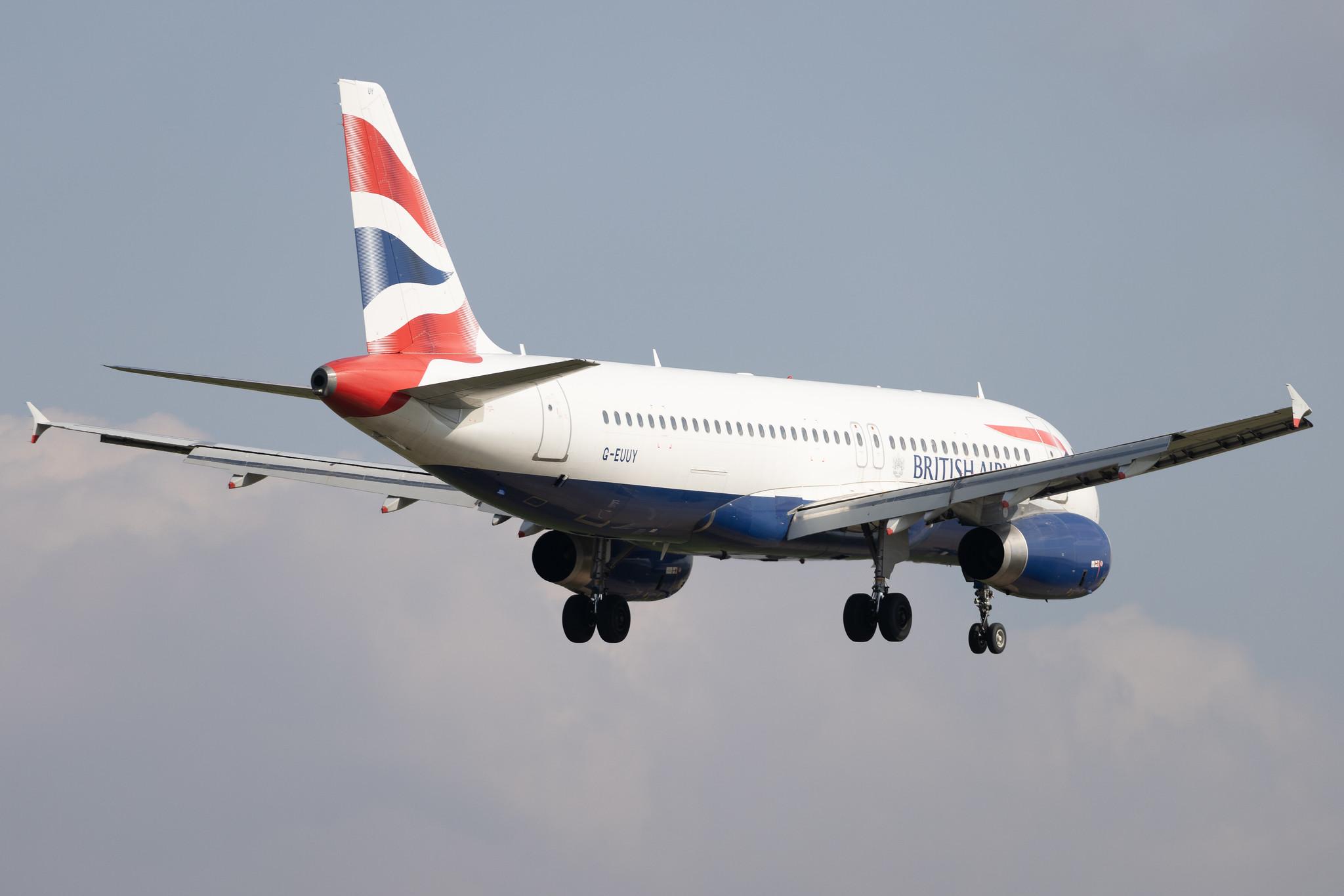 London Heathrow: British Airways (BA / BAW) | Airbus A320-232 A320 | G-EUUY | MSN 3607