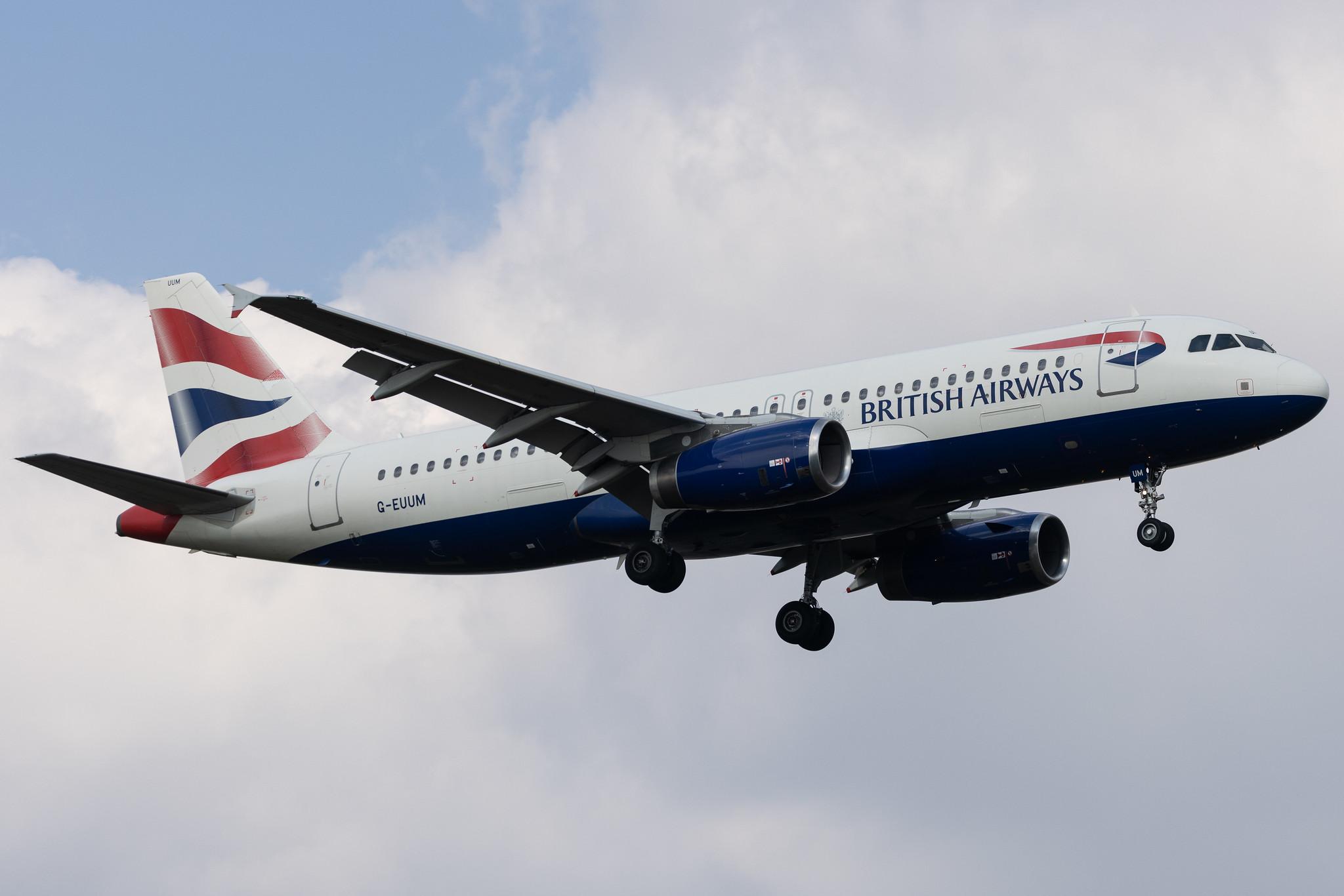 London Heathrow: British Airways (BA / BAW) | Airbus A320-232 A320 | G-EUUM | MSN 1907