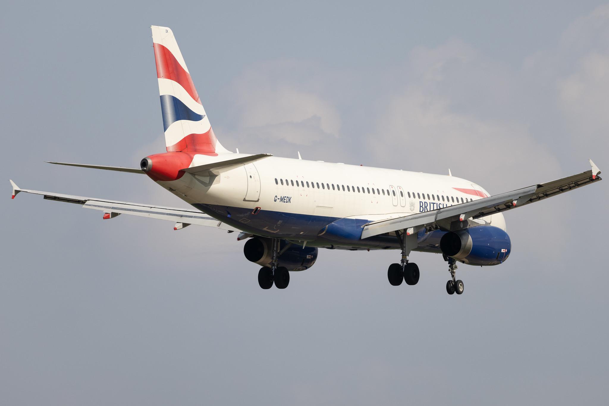 London Heathrow: British Airways (BA / BAW) | Airbus A320-232 A320 | G-MEDK | MSN 2441