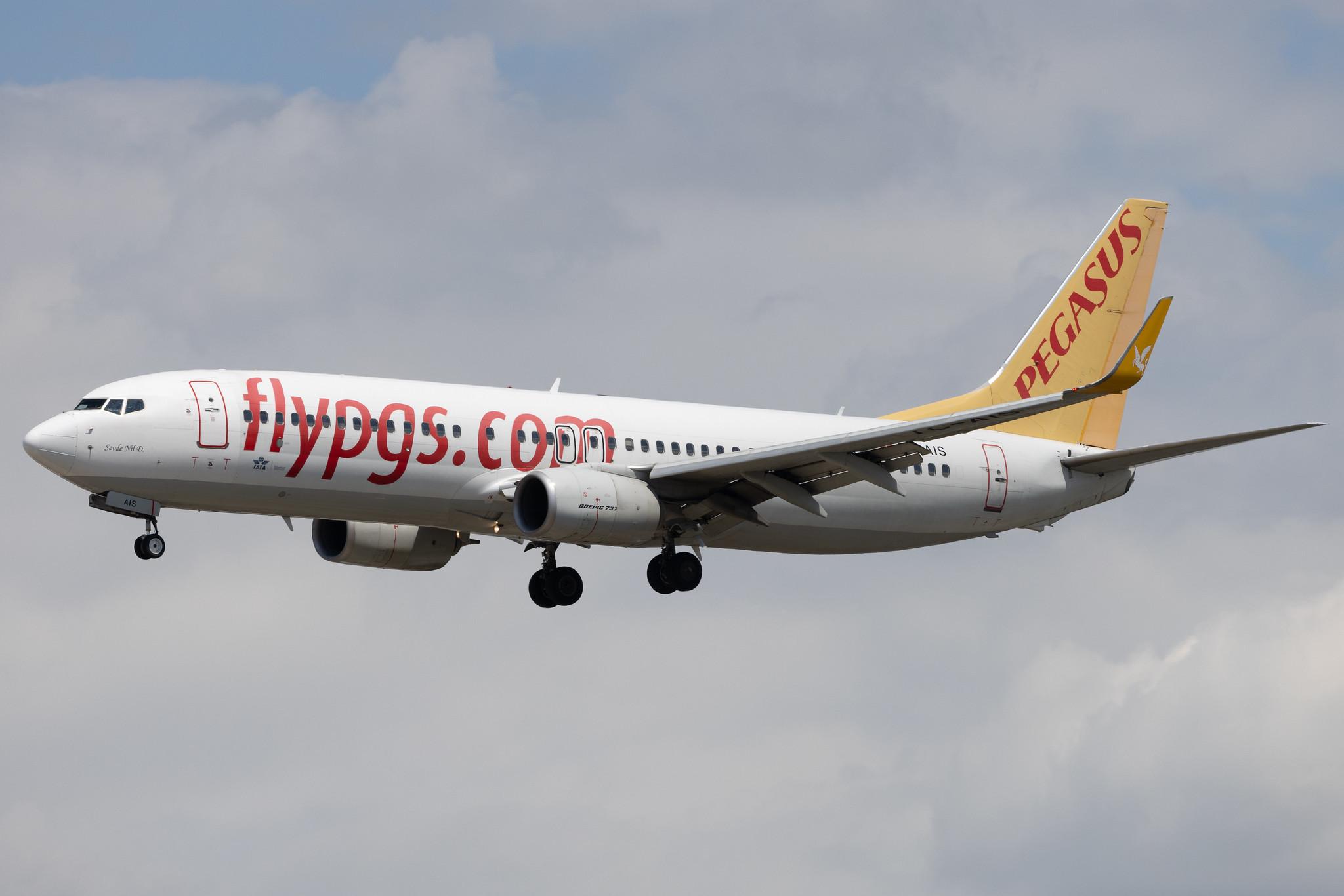 Frankfurt Airport: Pegasus (PC / PGT) | Operator: Pegasus Airlines | Boeing 737-82R B738 | TC-AIS | MSN 38174