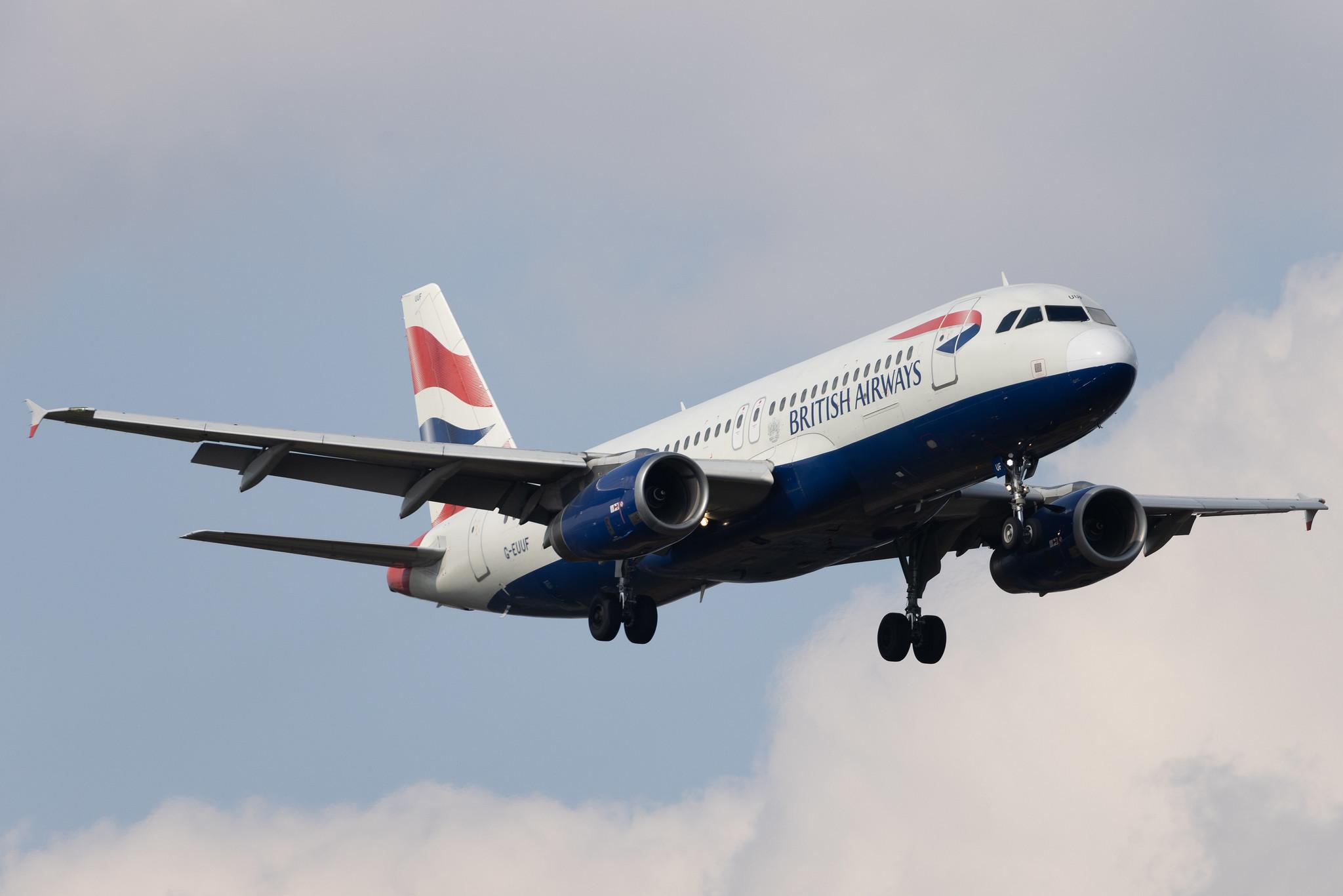 London Heathrow: British Airways (BA / BAW) | Airbus A320-232 A320 | G-EUUF | MSN 1806