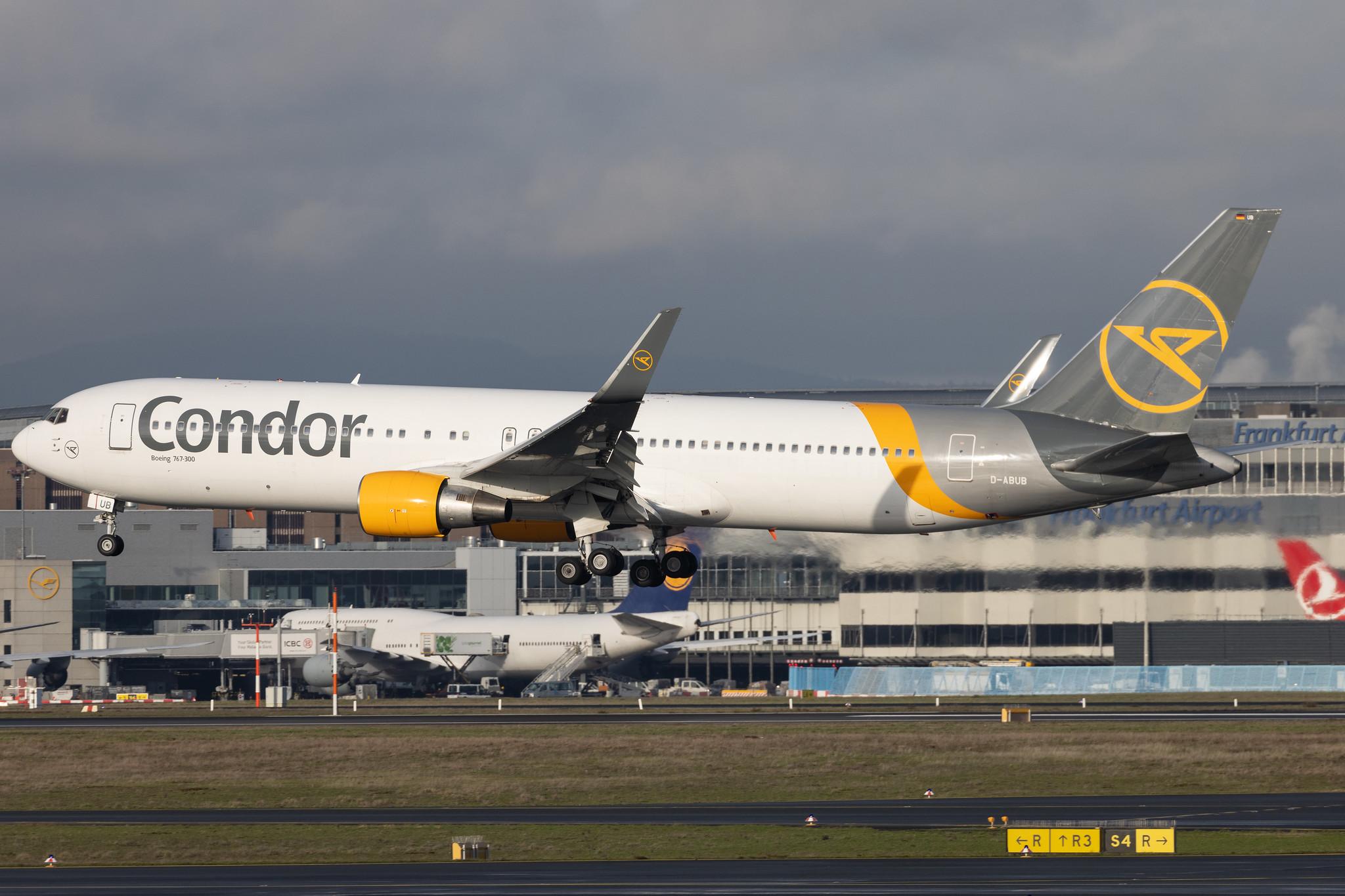 Frankfurt Airport: Condor (DE / CFG) | Boeing 767-330(ER) B763 | D-ABUB | MSN 26987