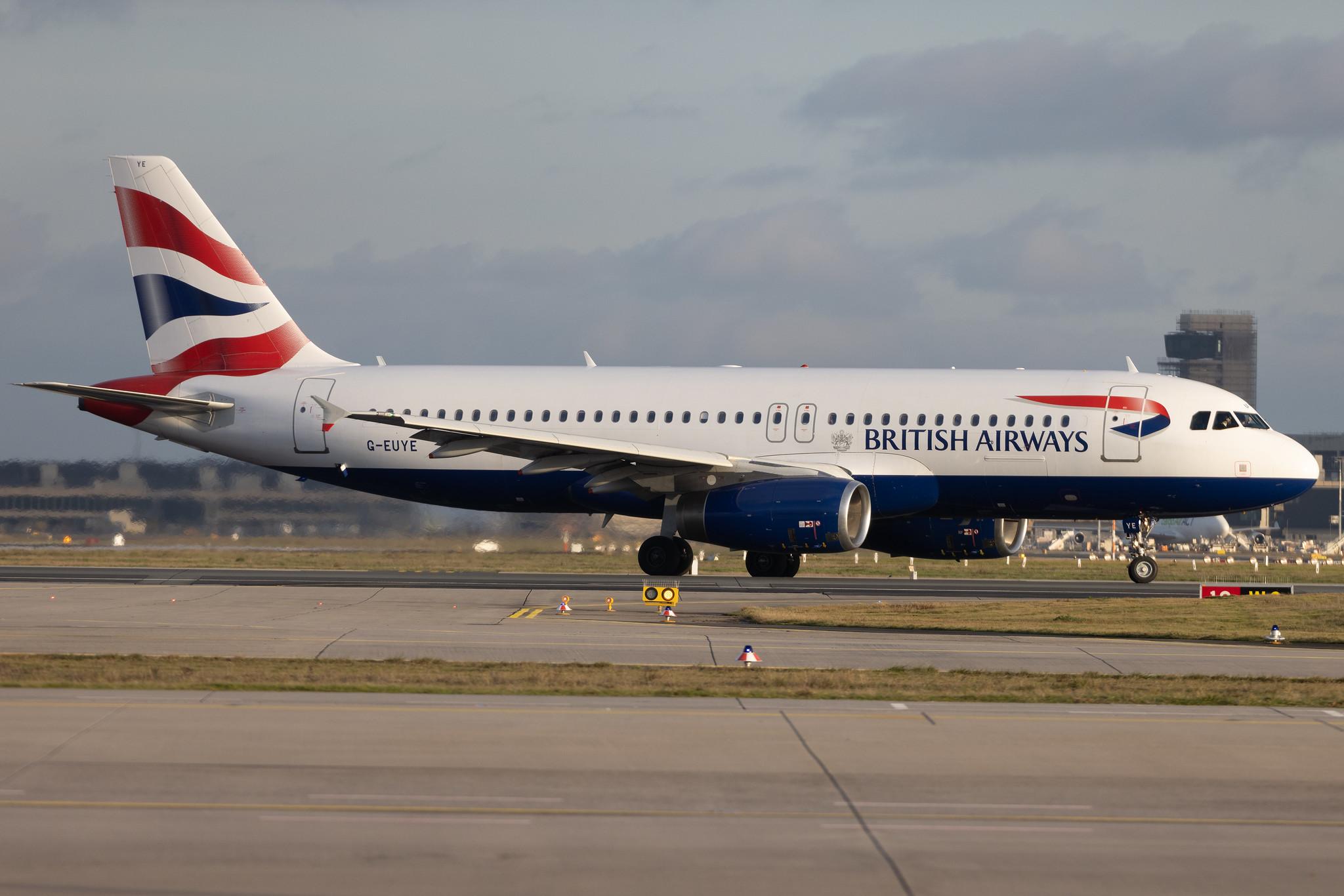 Frankfurt Airport: British Airways (BA / BAW) | Airbus A320-232 A320 | G-EUYE | MSN 3912
