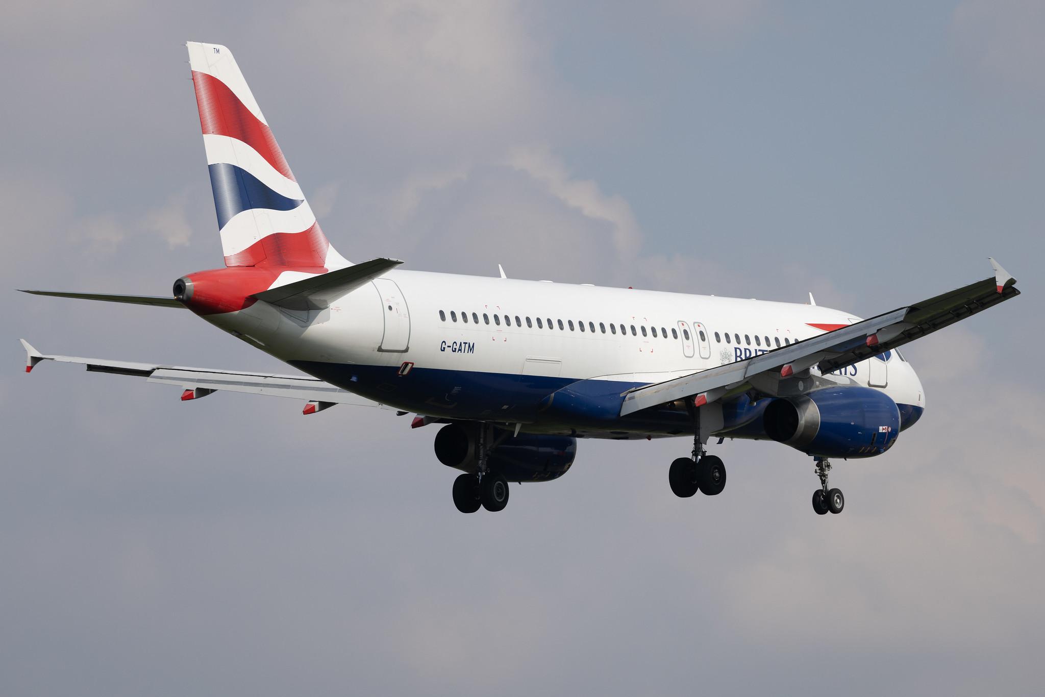 London Heathrow: British Airways (BA / BAW) | Airbus A320-232 A320 | G-GATM | MSN 1892