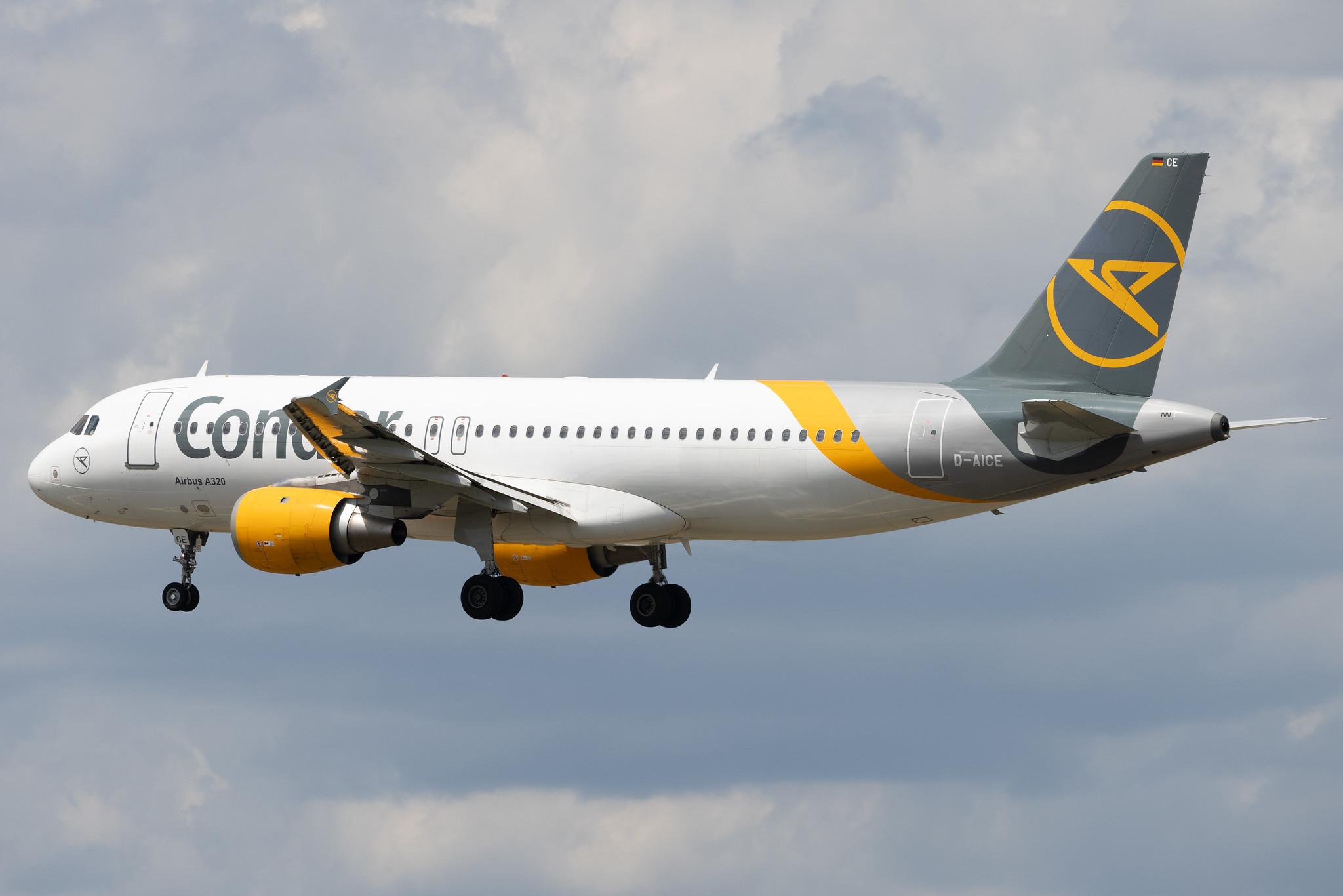 Frankfurt Airport: Condor (DE / CFG) | Airbus A320-212 A320 | D-AICE | MSN 0894