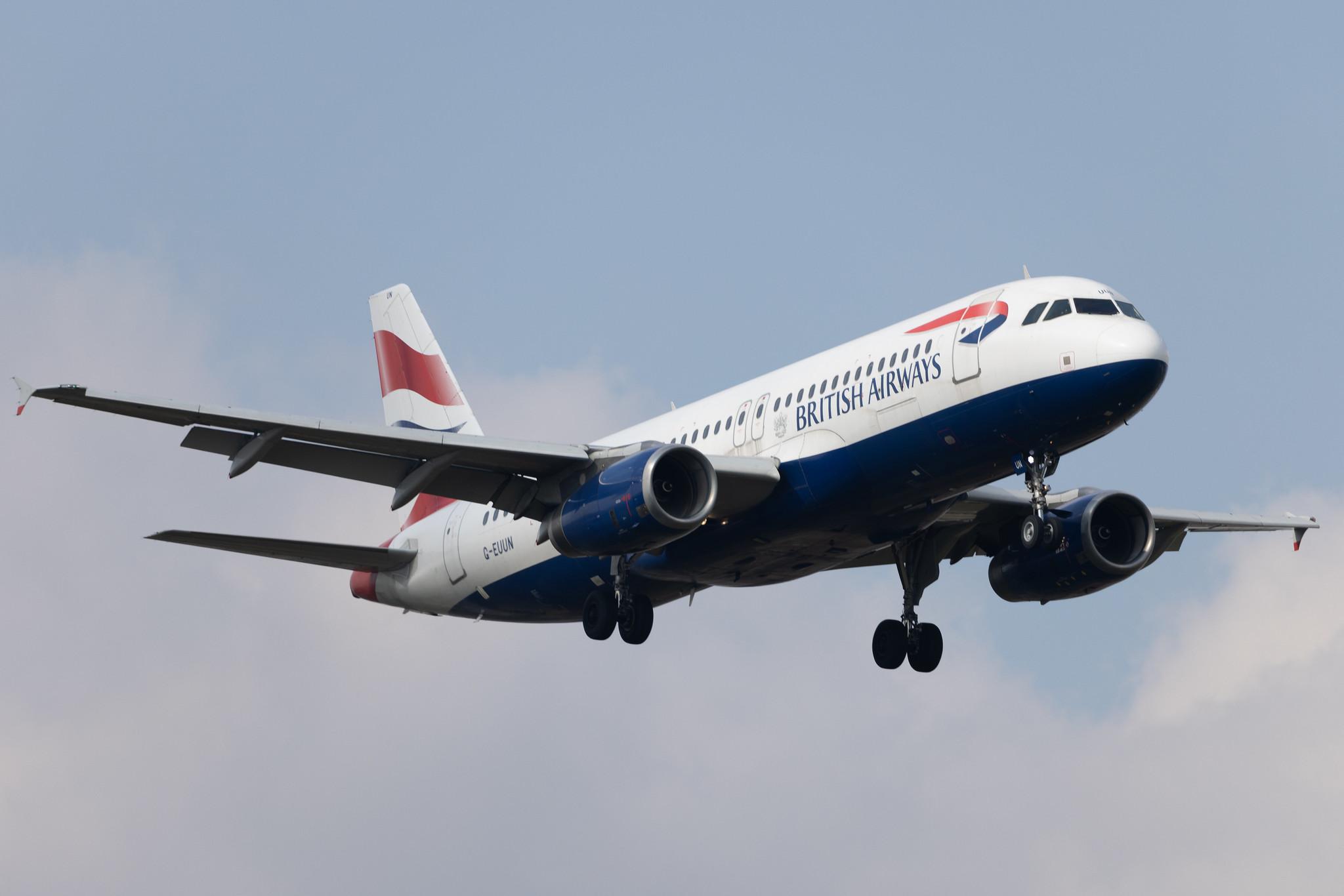 London Heathrow: British Airways (BA / BAW) | Airbus A320-232 A320 | G-EUUN | MSN 1910