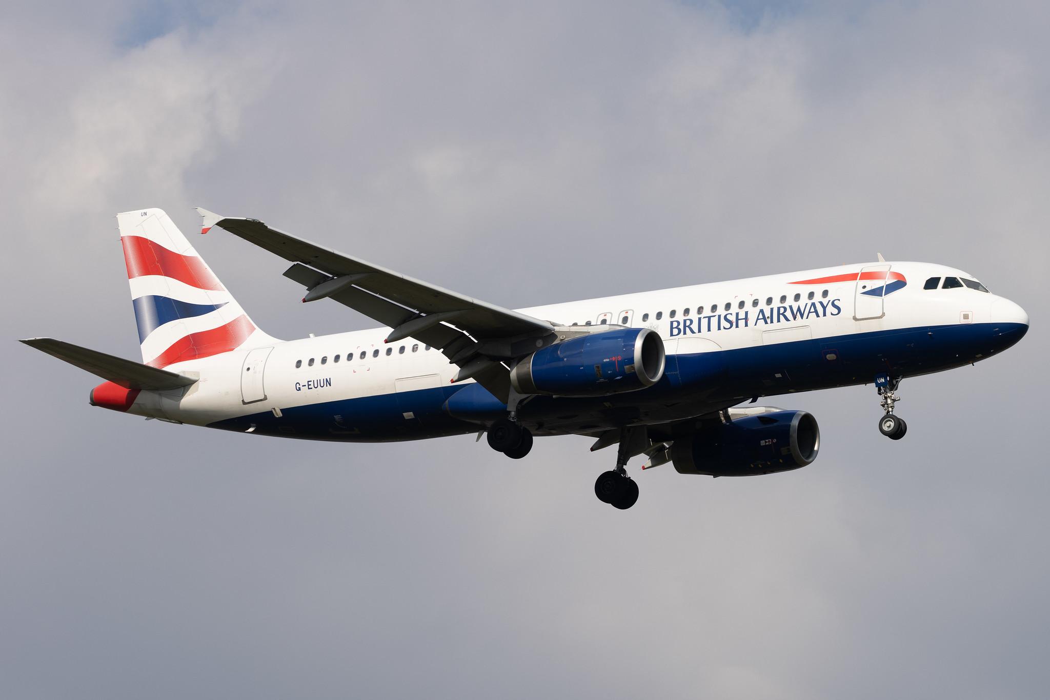 London Heathrow: British Airways (BA / BAW) | Airbus A320-232 A320 | G-EUUN | MSN 1910