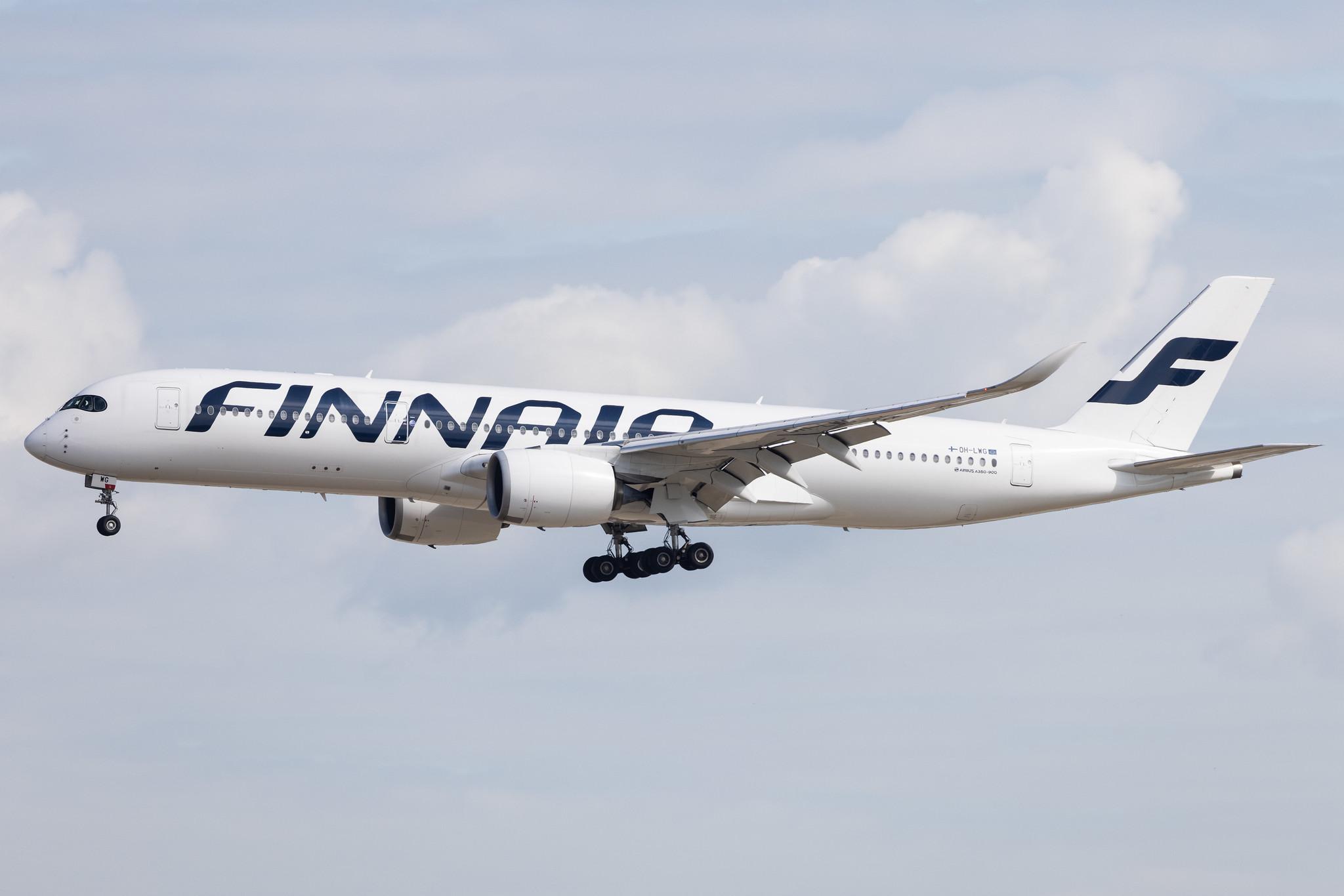Frankfurt Airport: Finnair (AY / FIN) |  Airbus A350-941 A359 | OH-LWG | MSN 051