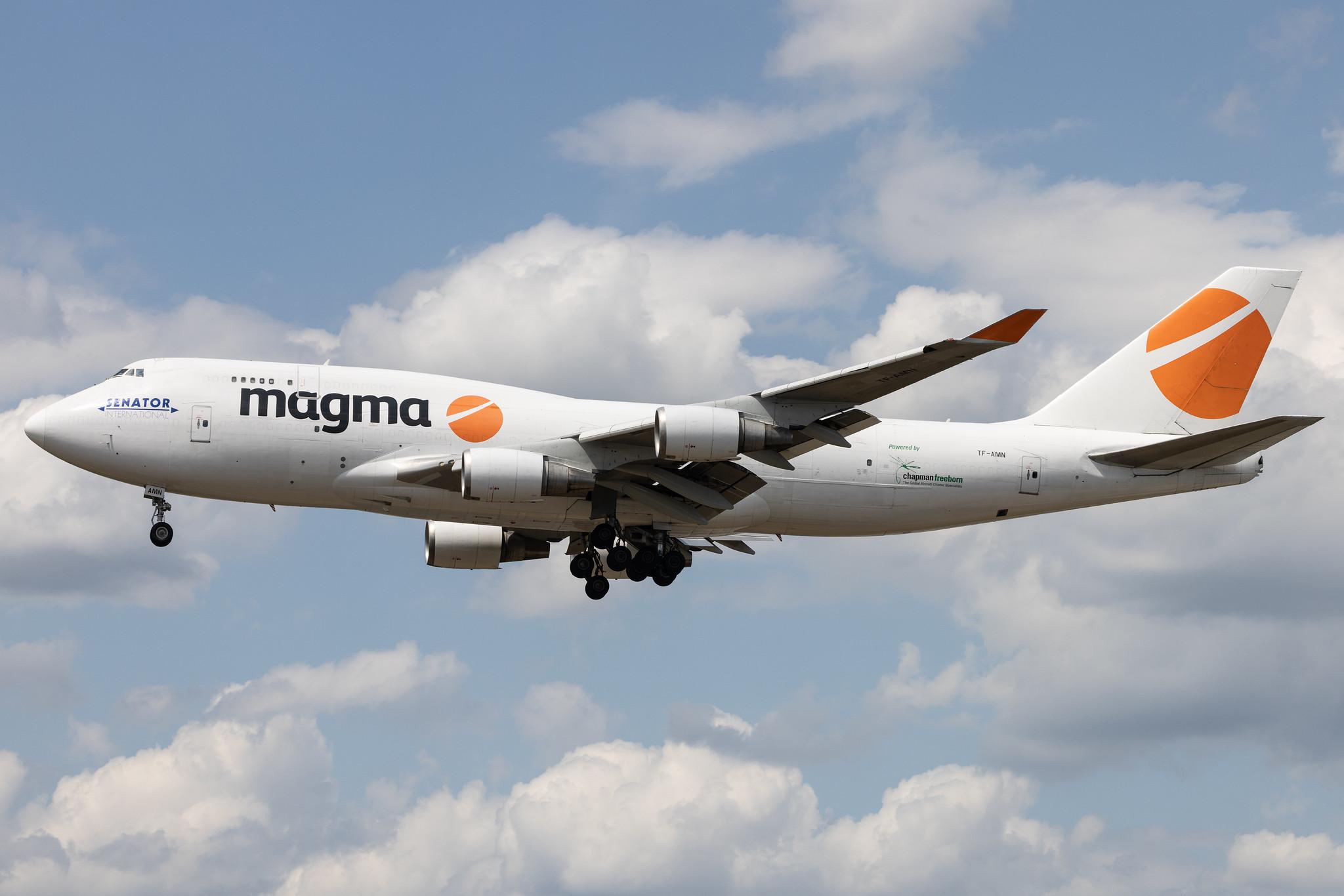 Frankfurt Airport: Magma Aviation (CC / ABD) | Operator: Air Atlanta Icelandic | Boeing 747-4F6(BDSF) B744 | TF-AMN | MSN 27602