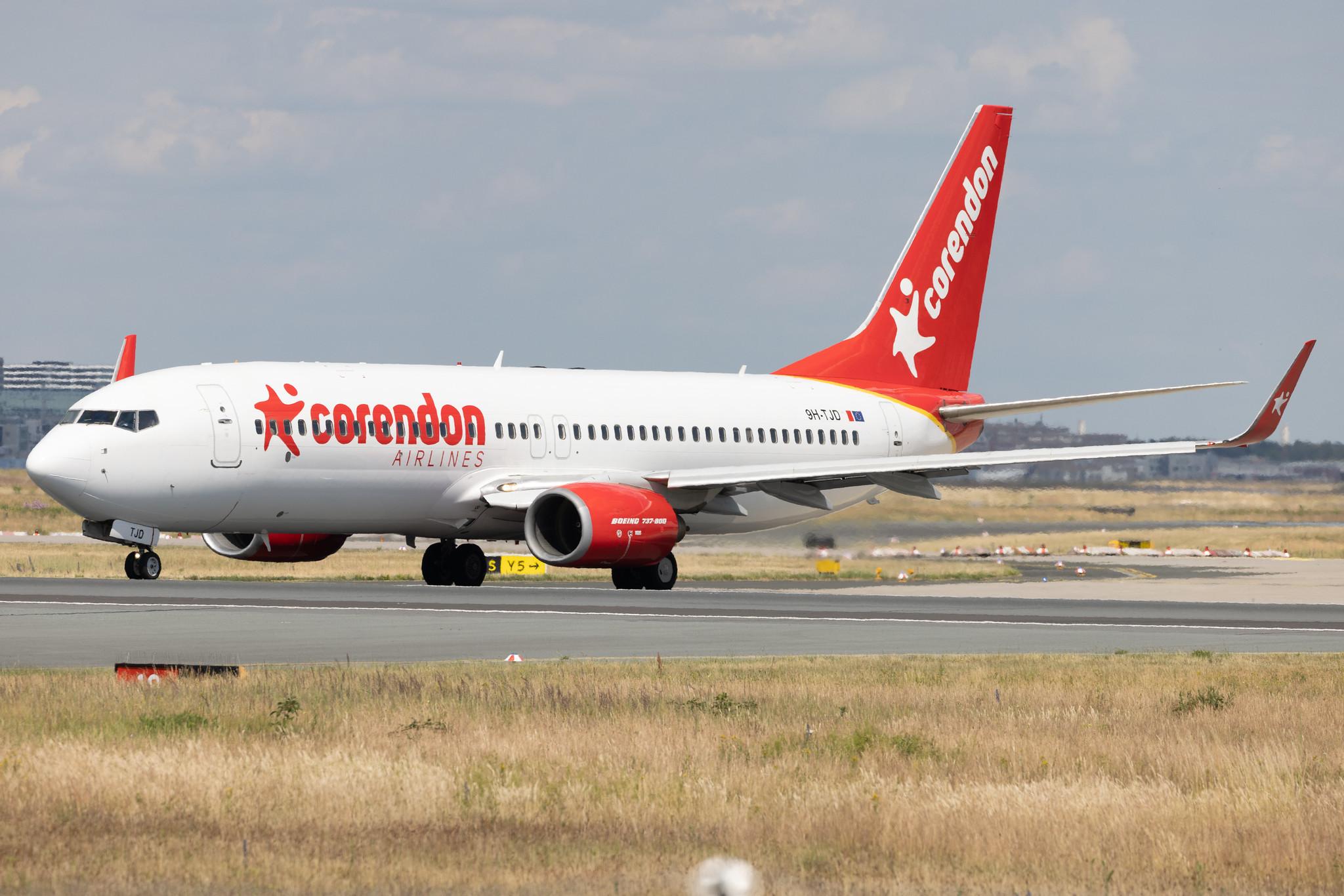 Frankfurt Airport: Corendon Airlines (XC / CAI) | Operator: Corendon Airlines Europe | Boeing 737-84P B738 | 9H-TJD | MSN 35077