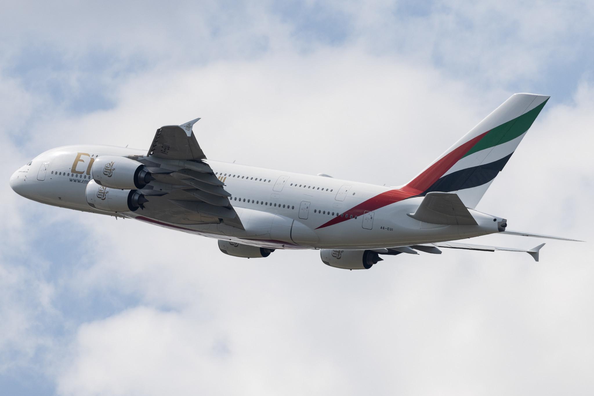 Frankfurt Airport: Emirates (EK / UAE) | Airbus A380-861 A388 | A6-EUI | MSN 221