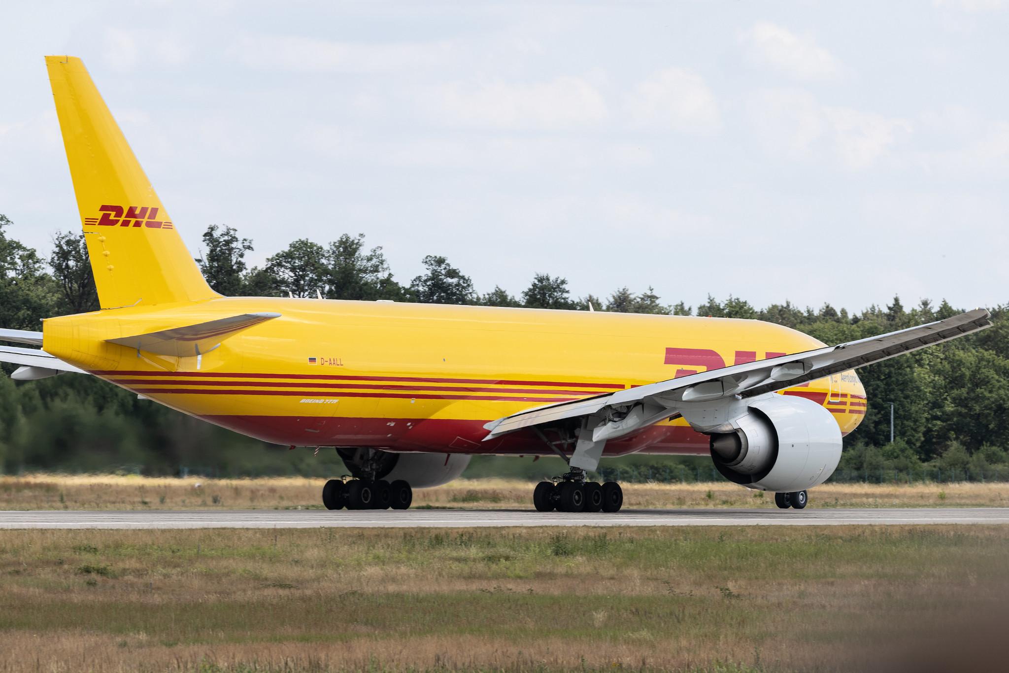 Frankfurt Airport: DHL (D0 / DHK) | Operator: AeroLogic | Boeing 777-F B77L | D-AALL | MSN 66081