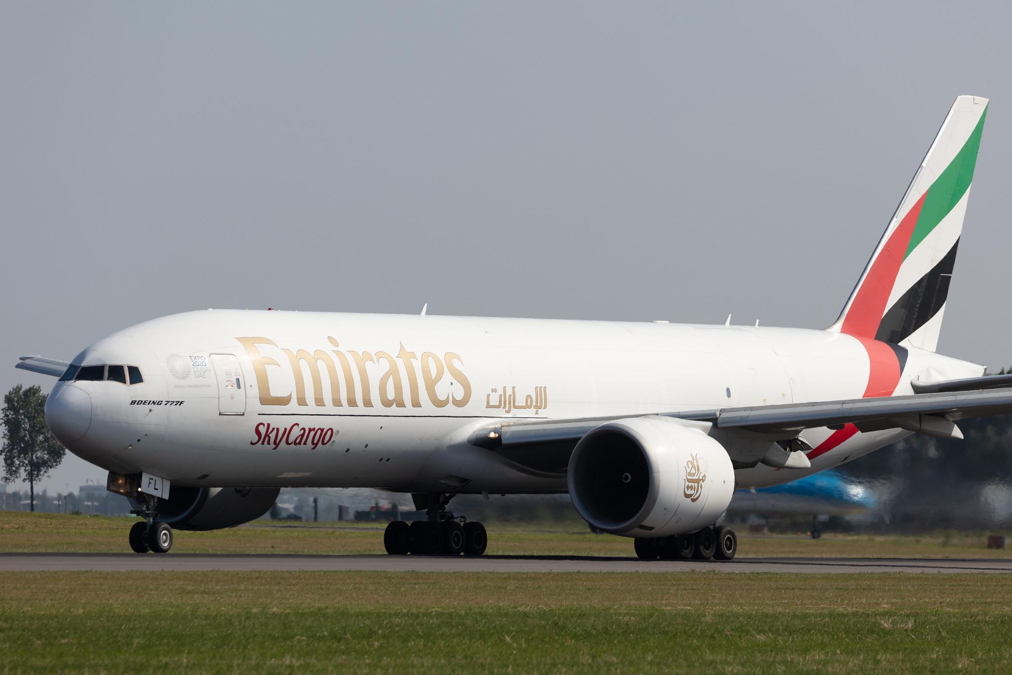 Amsterdam Schiphol: Emirates SkyCargo (EK / UAE) | Operator: Emirates |  Boeing 777-F1H B77L | A6-EFL | MSN 42230
