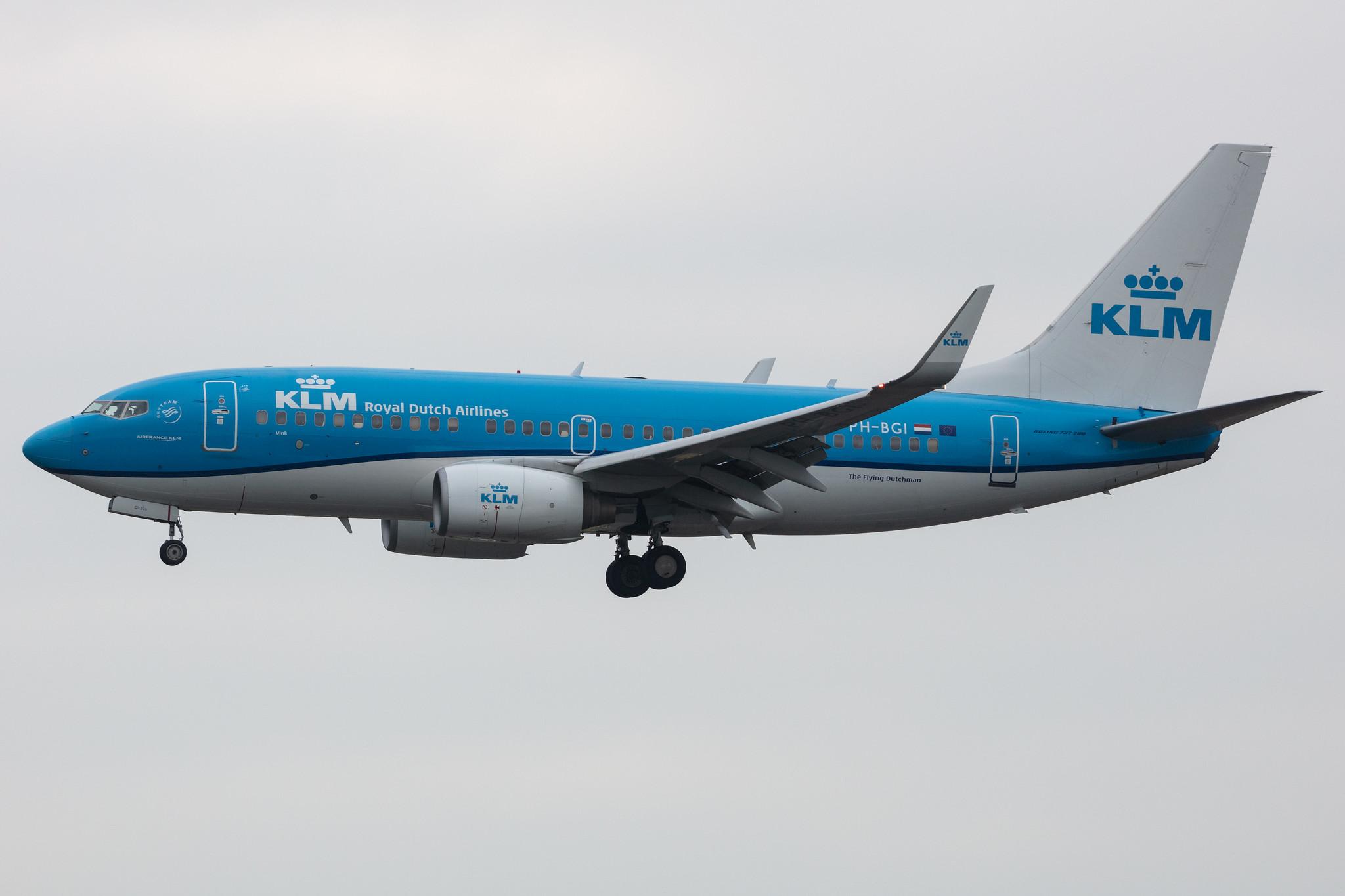 Amsterdam Schiphol: KLM (KL / KLM) |  Boeing 737-7K2 B737 | PH-BGI | MSN 30364