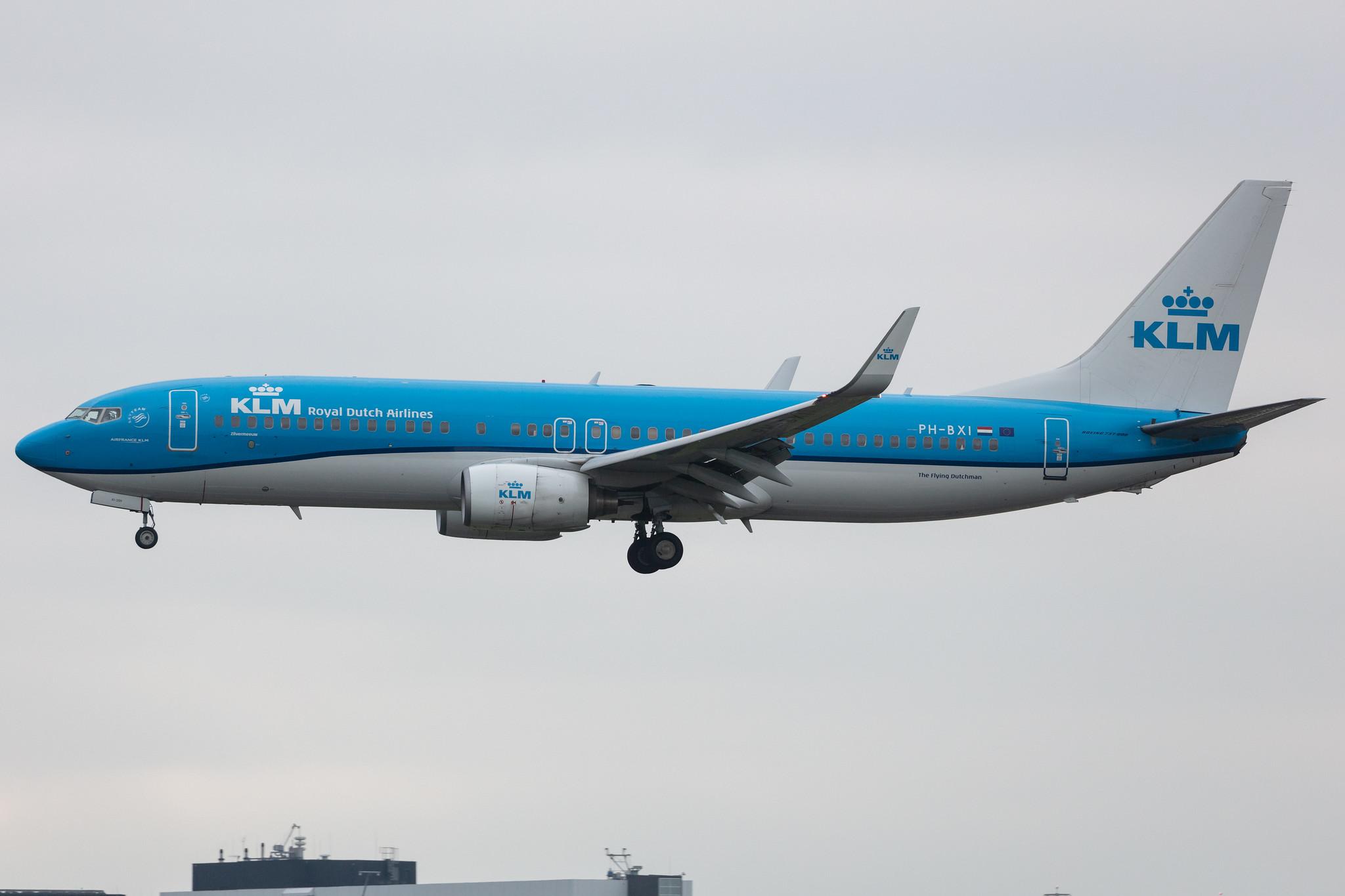 Amsterdam Schiphol: KLM (KL / KLM) |  Boeing 737-8K2 B738 | PH-BXI | MSN 30358