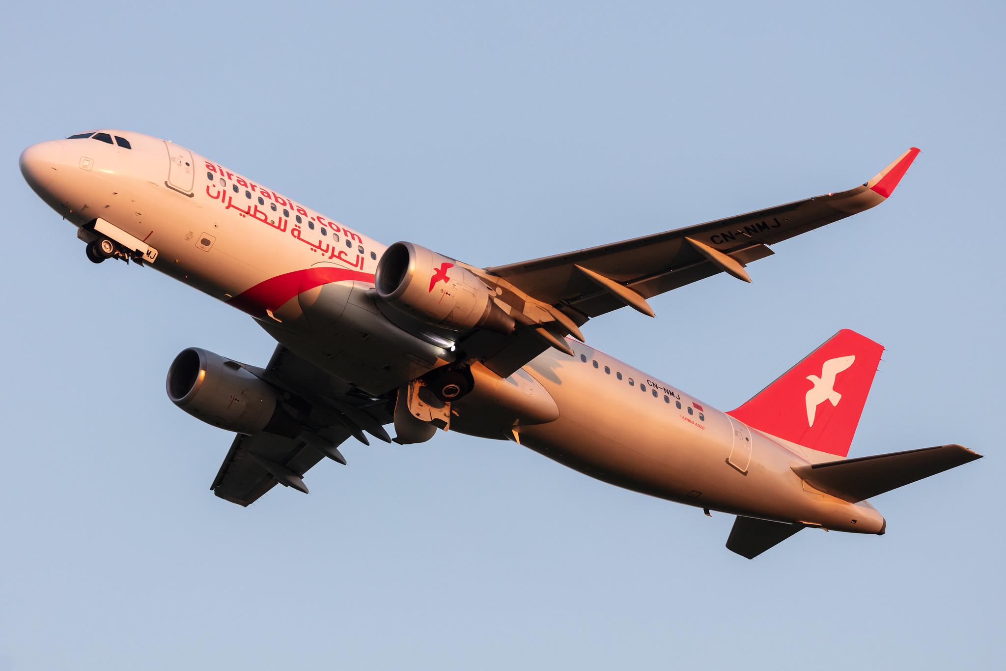 Amsterdam Schiphol: Air Arabia (G9 / ABY) | Operator: Air Arabia Maroc |  Airbus A320-214 A320 | CN-NMJ | MSN 6896
