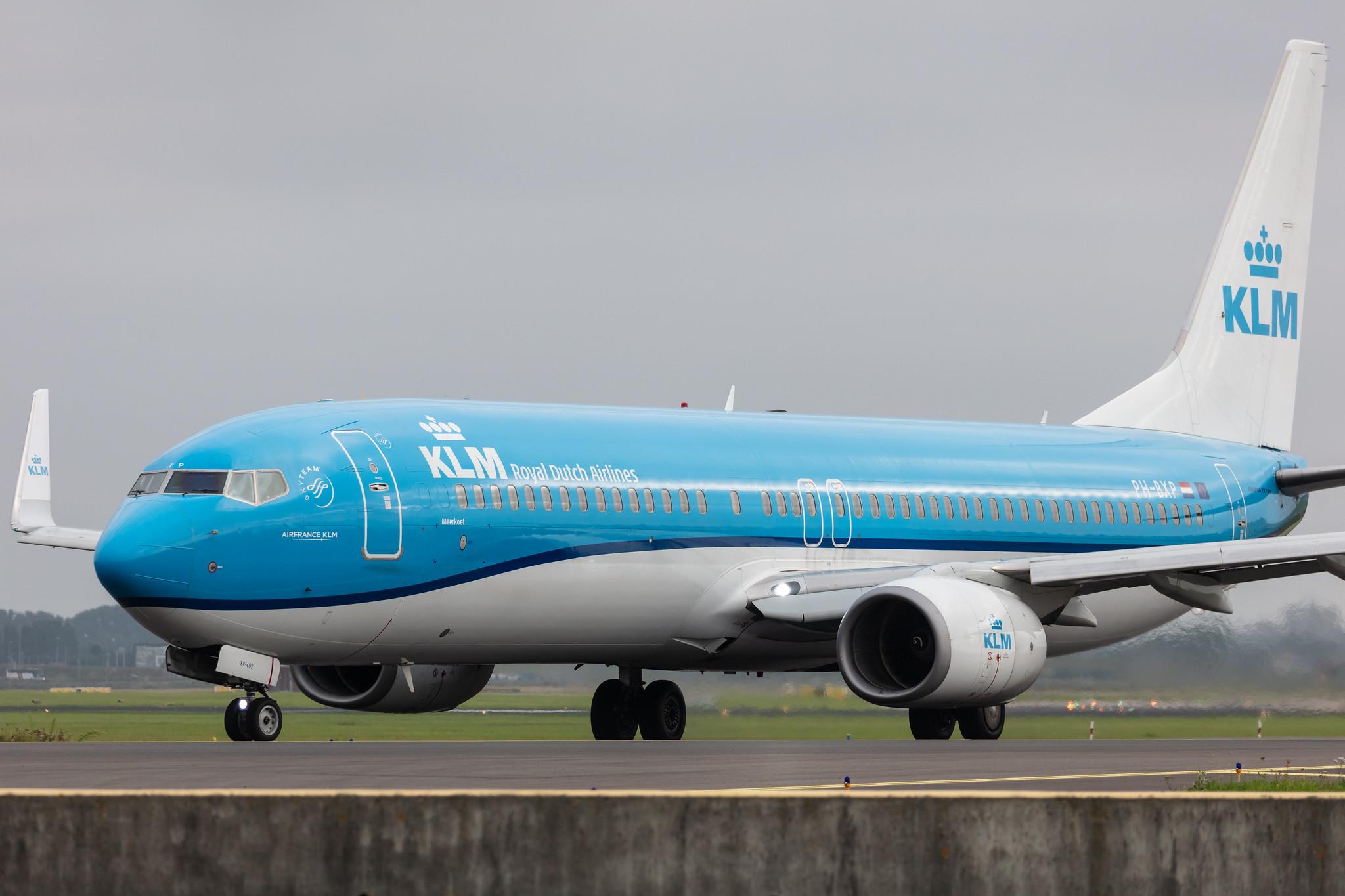 Amsterdam Schiphol: KLM (KL / KLM) |  Boeing 737-9K2 B739 | PH-BXP | MSN 29600