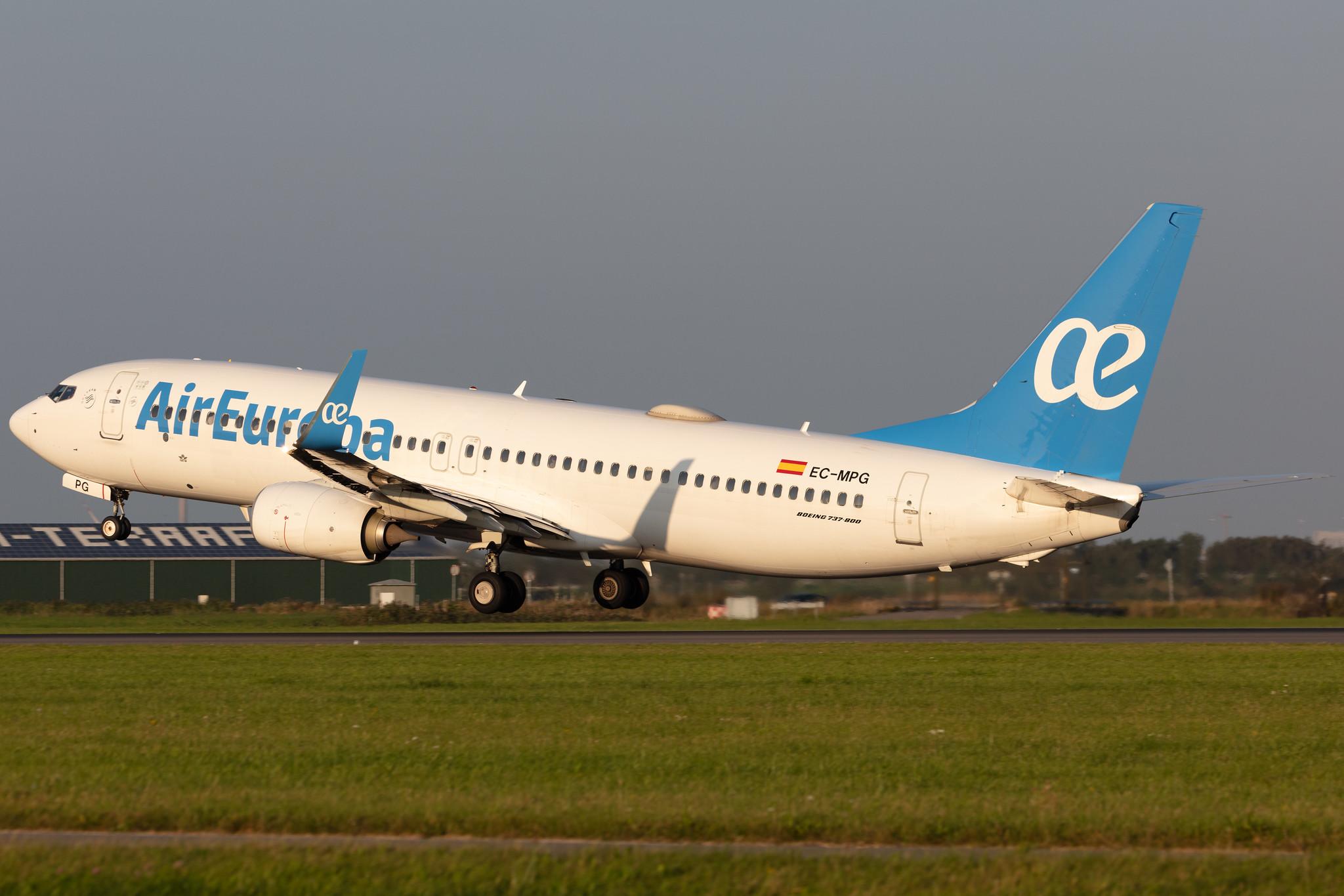 Amsterdam Schiphol: Air Europa (UX / AEA) |  Boeing 737-85P B738 | EC-MPG | MSN 60586