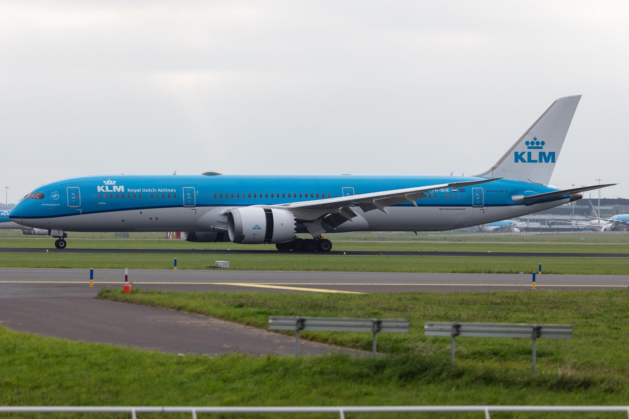 Amsterdam Schiphol: KLM (KL / KLM) |  Boeing 787-9 Dreamliner B789 | PH-BHE | MSN 38765