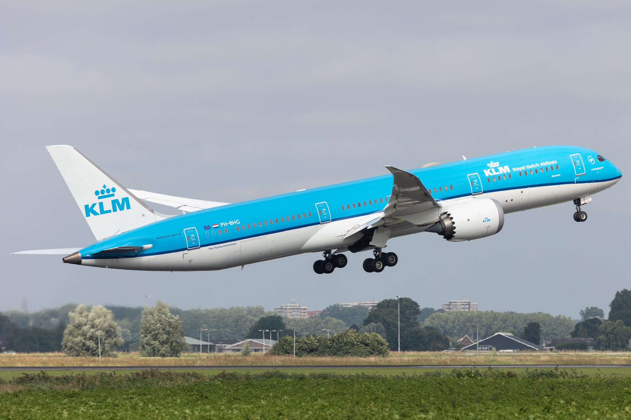 Amsterdam Schiphol: KLM (KL / KLM) |  Boeing 787-9 Dreamliner B789 | PH-BHG | MSN 38766
