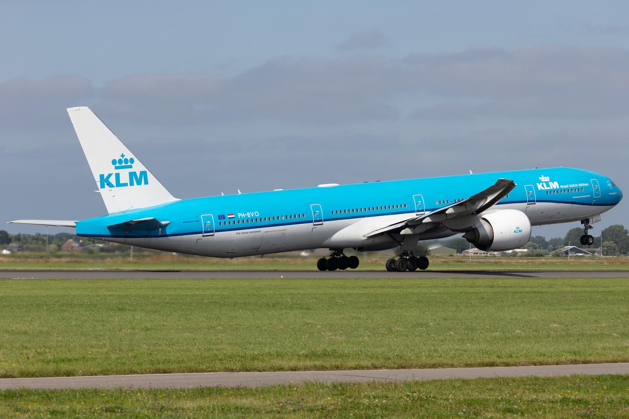 Amsterdam Schiphol: KLM (KL / KLM) |  Boeing 777-306(ER) B77W | PH-BVO | MSN 35946