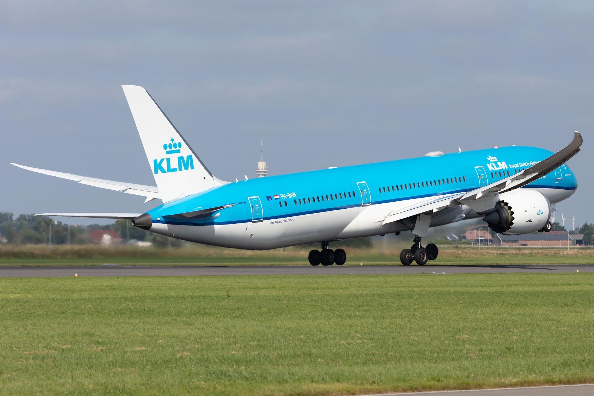 Amsterdam Schiphol: KLM (KL / KLM) |  Boeing 787-9 Dreamliner B789 | PH-BHN | MSN 42491