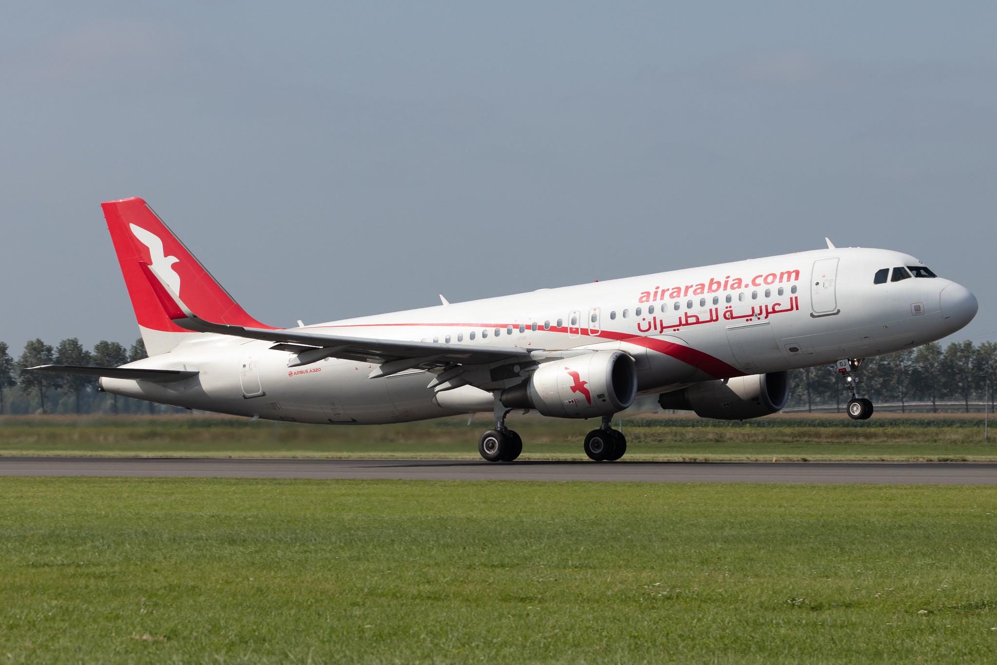 Amsterdam Schiphol: Air Arabia (G9 / ABY) | Operator: Air Arabia Abu Dhabi |  Airbus A320-214 A320 | A6-AOJ | MSN 6665