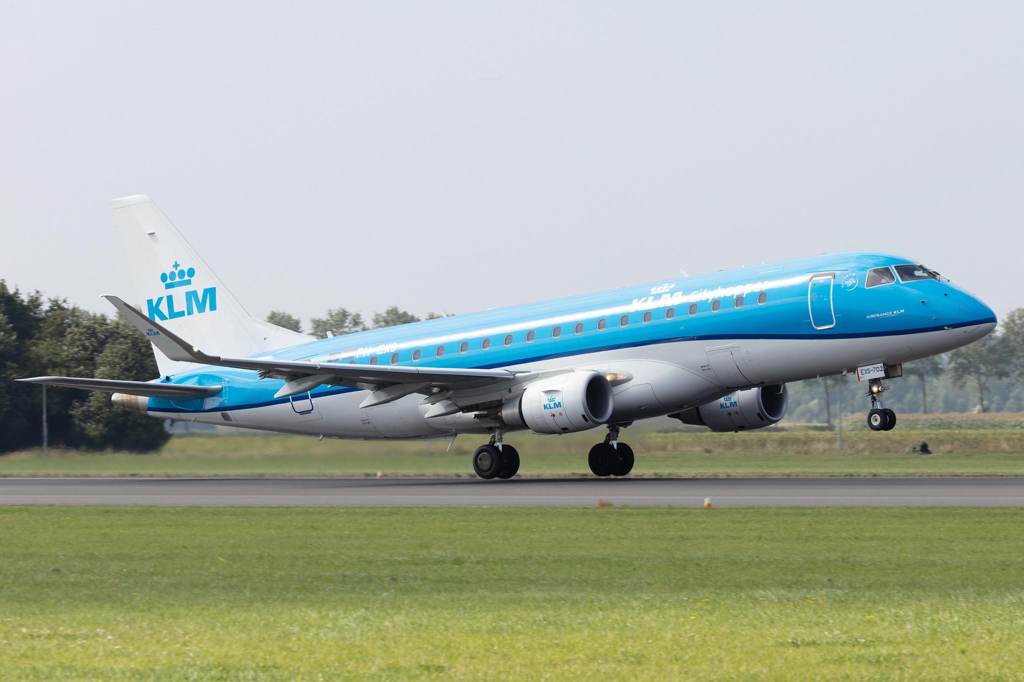 Amsterdam Schiphol: KLM (KL / KLM) | Operator: KLM Cityhopper |  Embraer E175STD E75L | PH-EXS | MSN 17000702