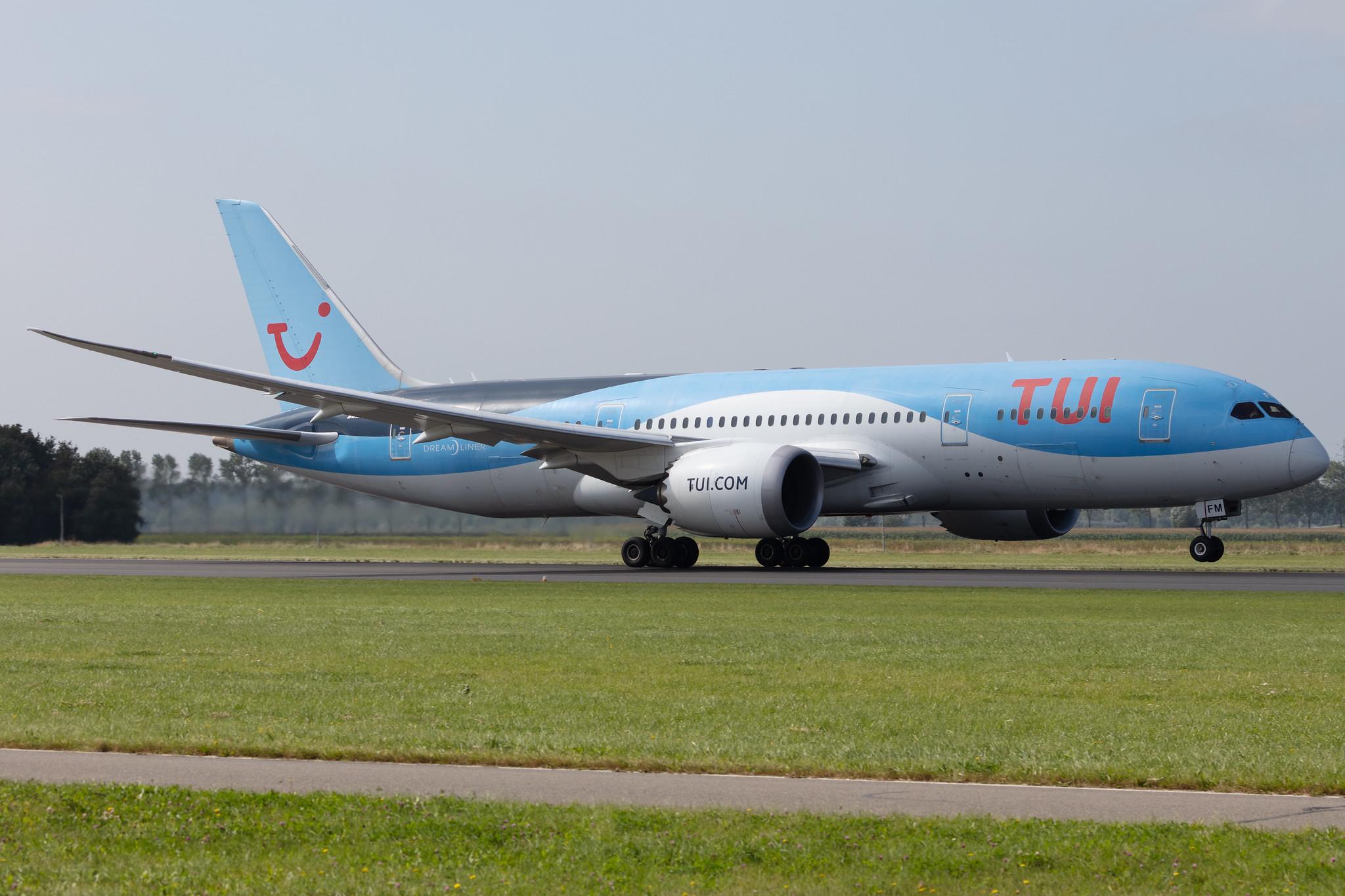 Amsterdam Schiphol: TUI (X3 / TUI) | Operator: TUI fly Netherlands |  Boeing 787-8 Dreamliner B788 | PH-TFM | MSN 36429