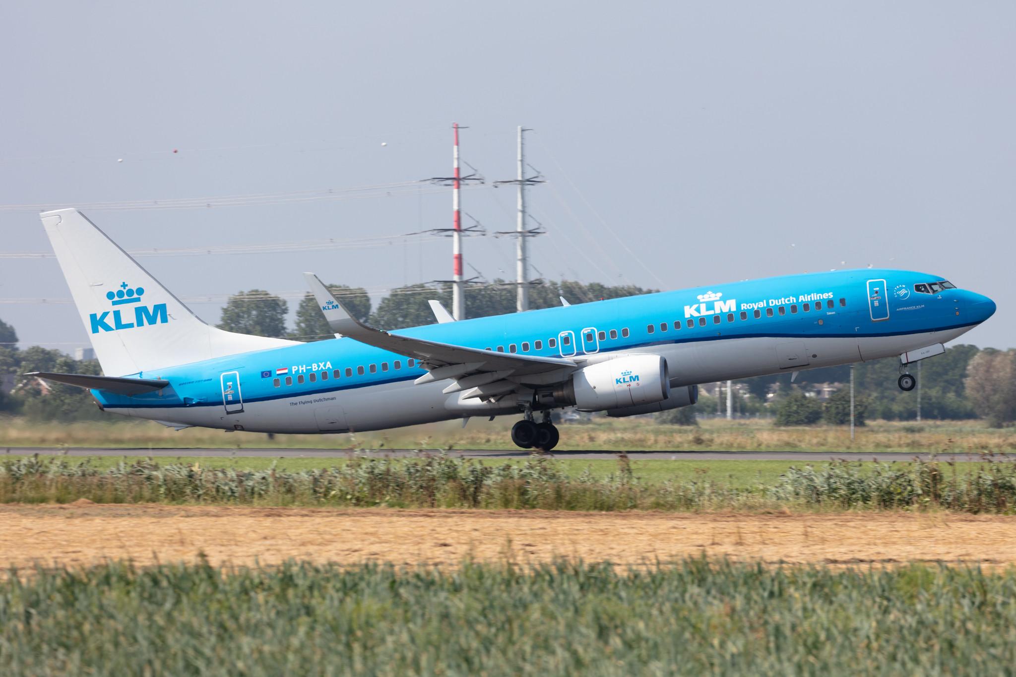 Amsterdam Schiphol: KLM (KL / KLM) |  Boeing 737-8K2 B738 | PH-BXA | MSN 29131