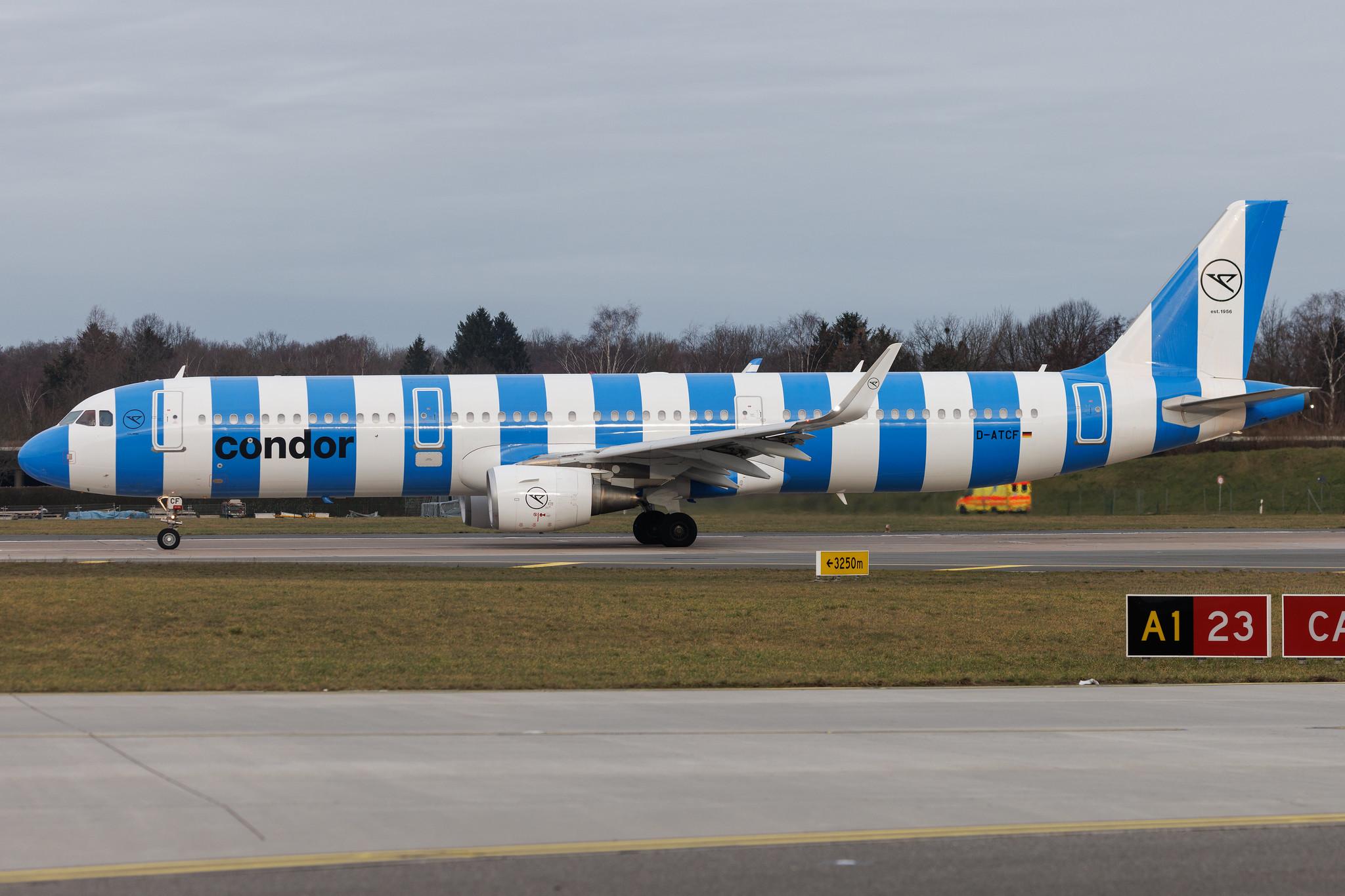 Hamburg Airport: Condor (DE / CFG) | Airbus A321-211 A321 | D-ATCF | MSN 5843