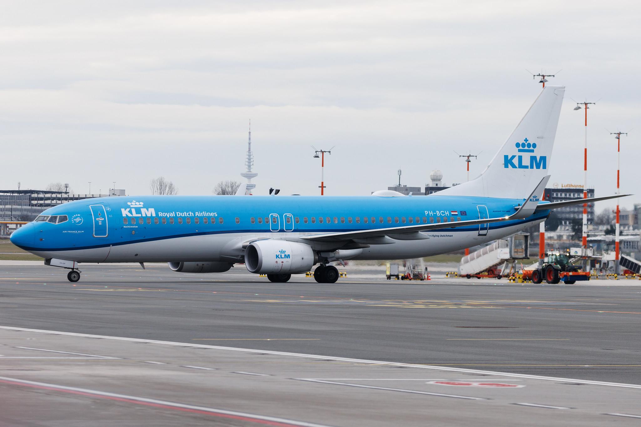 Hamburg Airport: KLM (KL / KLM) | Boeing 737-8K2 B738 | PH-BCH | MSN 62579