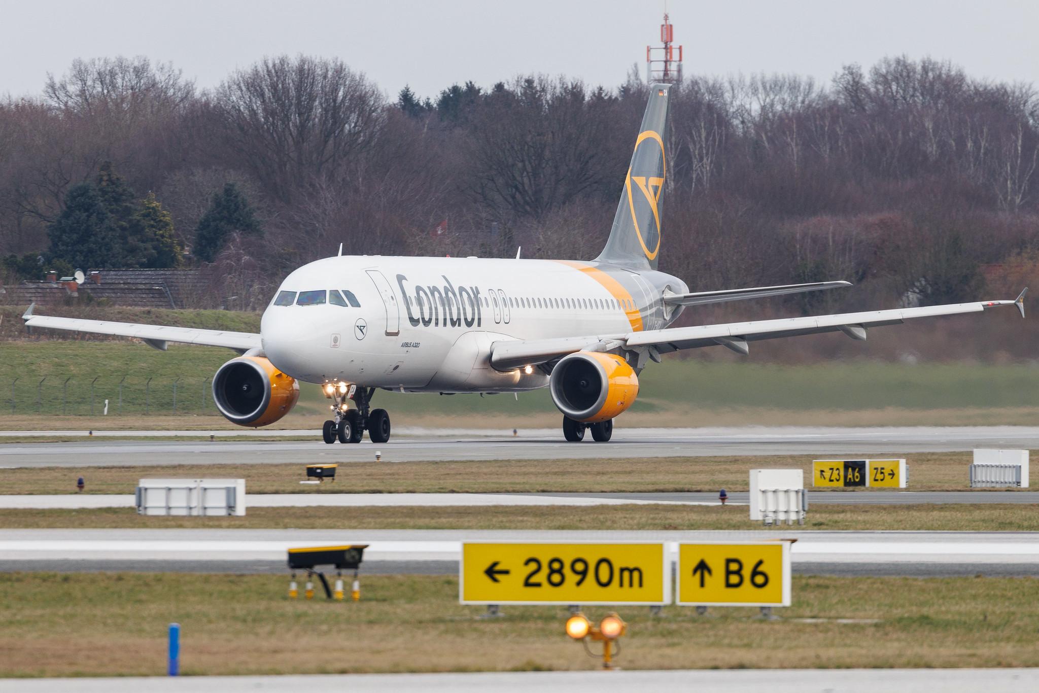 Hamburg Airport: Condor (DE / CFG) | Airbus A320-212 A320 | D-AICA | MSN 0774