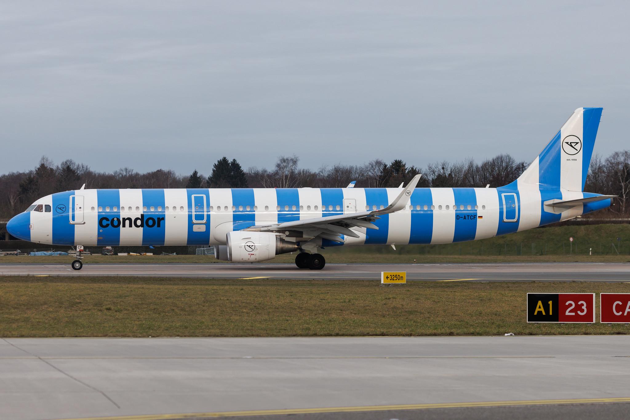 Hamburg Airport: Condor (DE / CFG) | Airbus A321-211 A321 | D-ATCF | MSN 5843