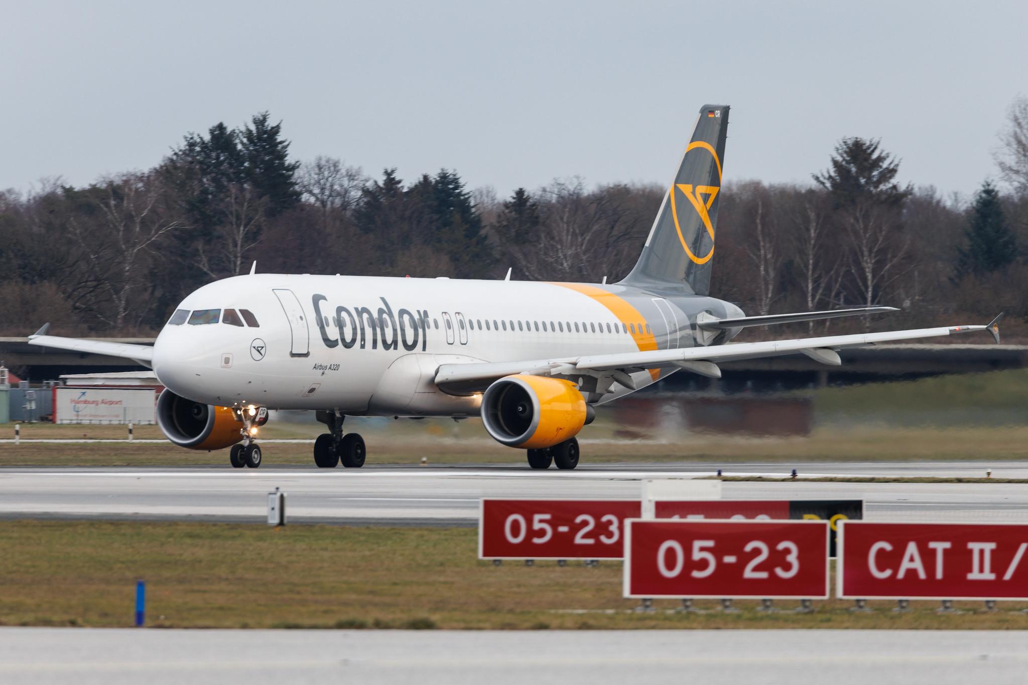 Hamburg Airport: Condor (DE / CFG) | Airbus A320-214 A320 | D-AICR | MSN 4463