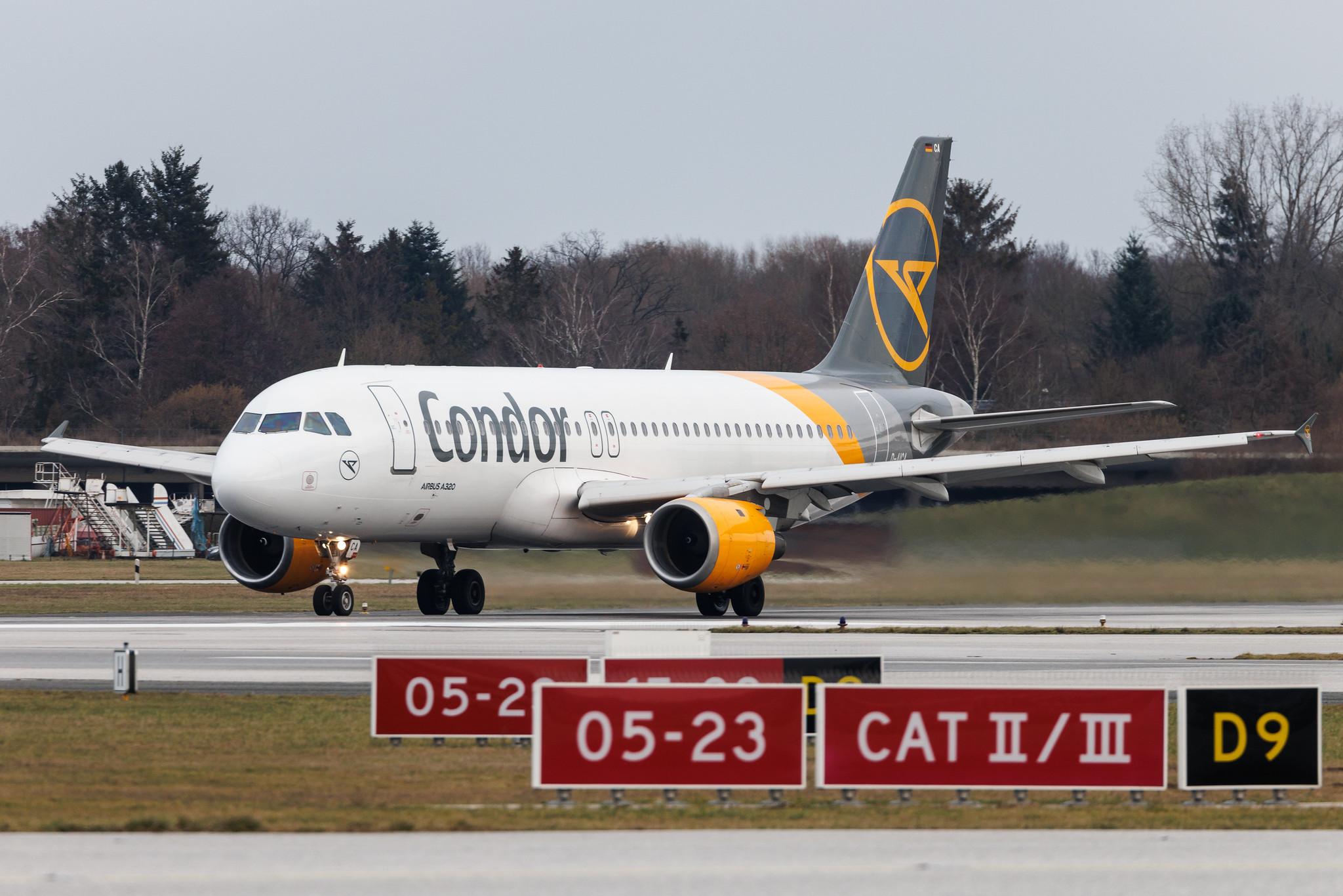 Hamburg Airport: Condor (DE / CFG) | Airbus A320-212 A320 | D-AICA | MSN 0774