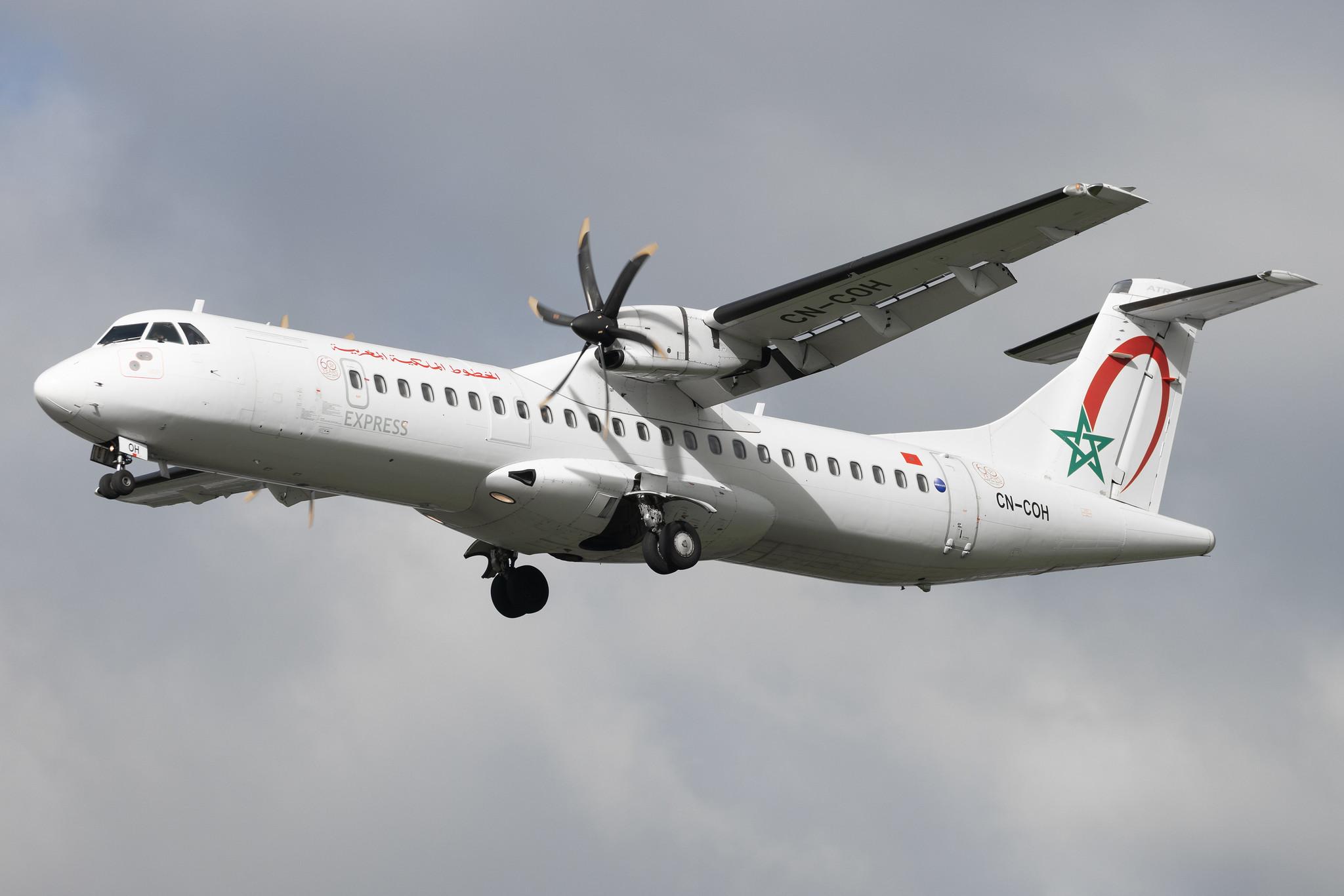 Aeroporto de Lisboa: Royal Air Maroc Express (AT / RAM) | Operator: RAM Express | ATR 72-600 AT76 | CN-COH | MSN 1034