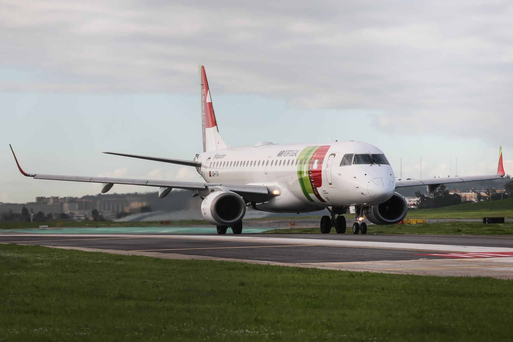Aeroporto de Lisboa: TAP Express (TP / TAP) | Operator: Portugalia Airlines | Embraer E195AR E195 | CS-TTX | MSN 19000429