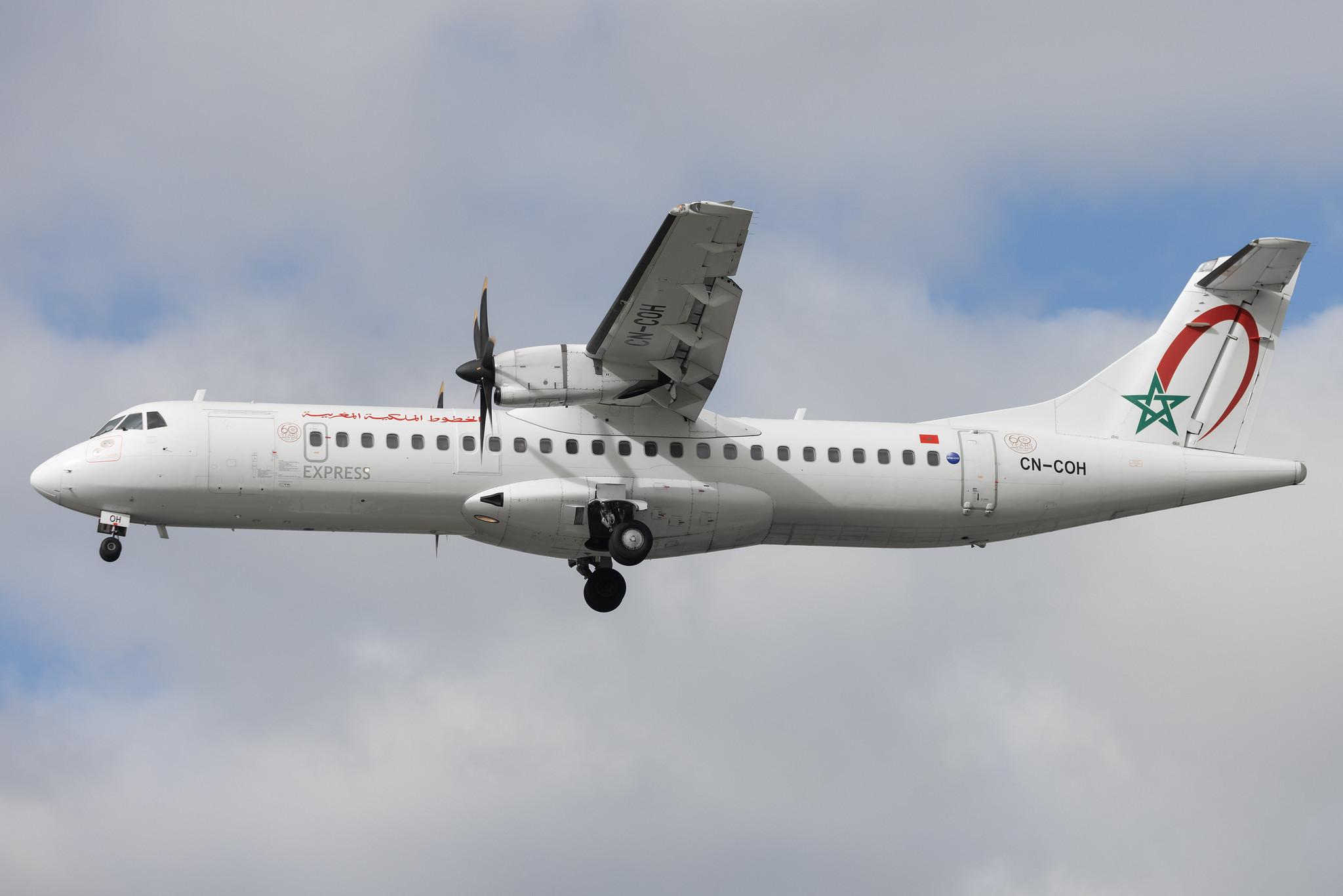 Aeroporto de Lisboa: Royal Air Maroc Express (AT / RAM) | Operator: RAM Express | ATR 72-600 AT76 | CN-COH | MSN 1034