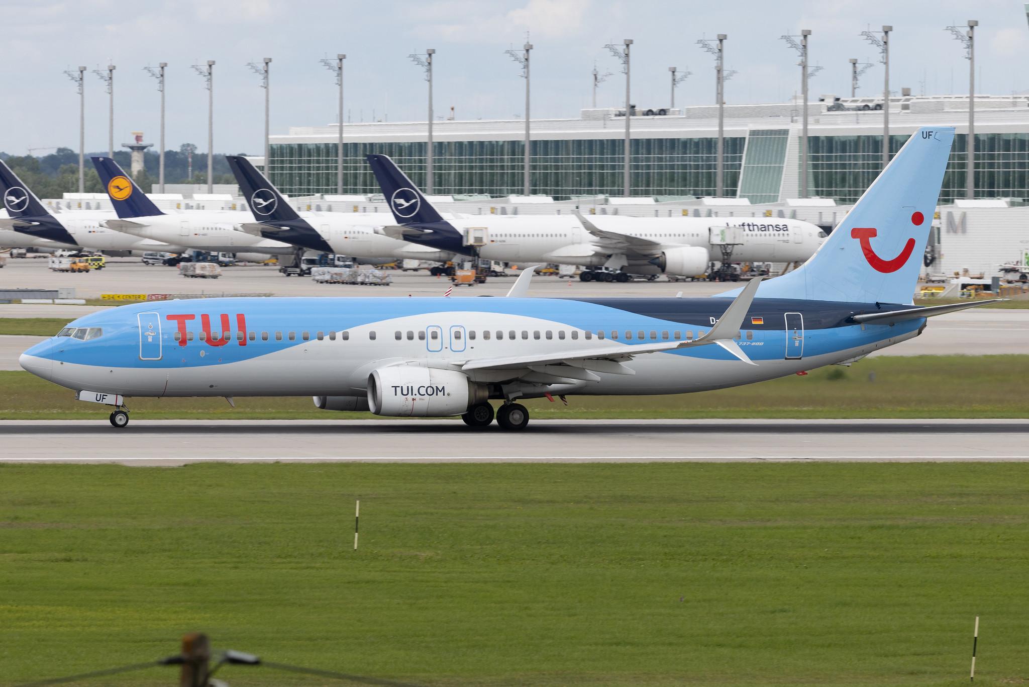 Munich Airport: TUI (X3 / TUI) | Operator: TUI fly | Boeing 737-8K5 B738 | D-ATUF | MSN 34687