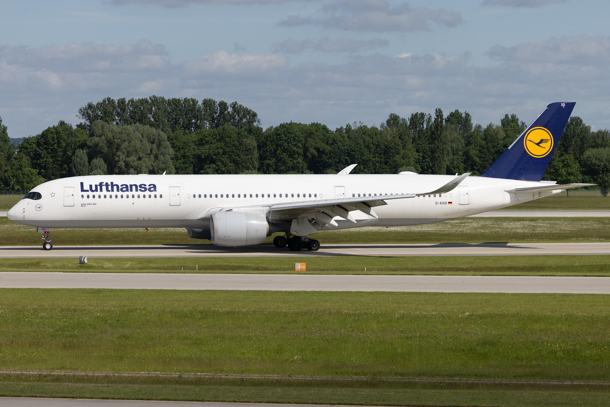 Munich Airport: Lufthansa (LH / DLH) | Airbus A350-941 A359 | D-AIXD | MSN 127