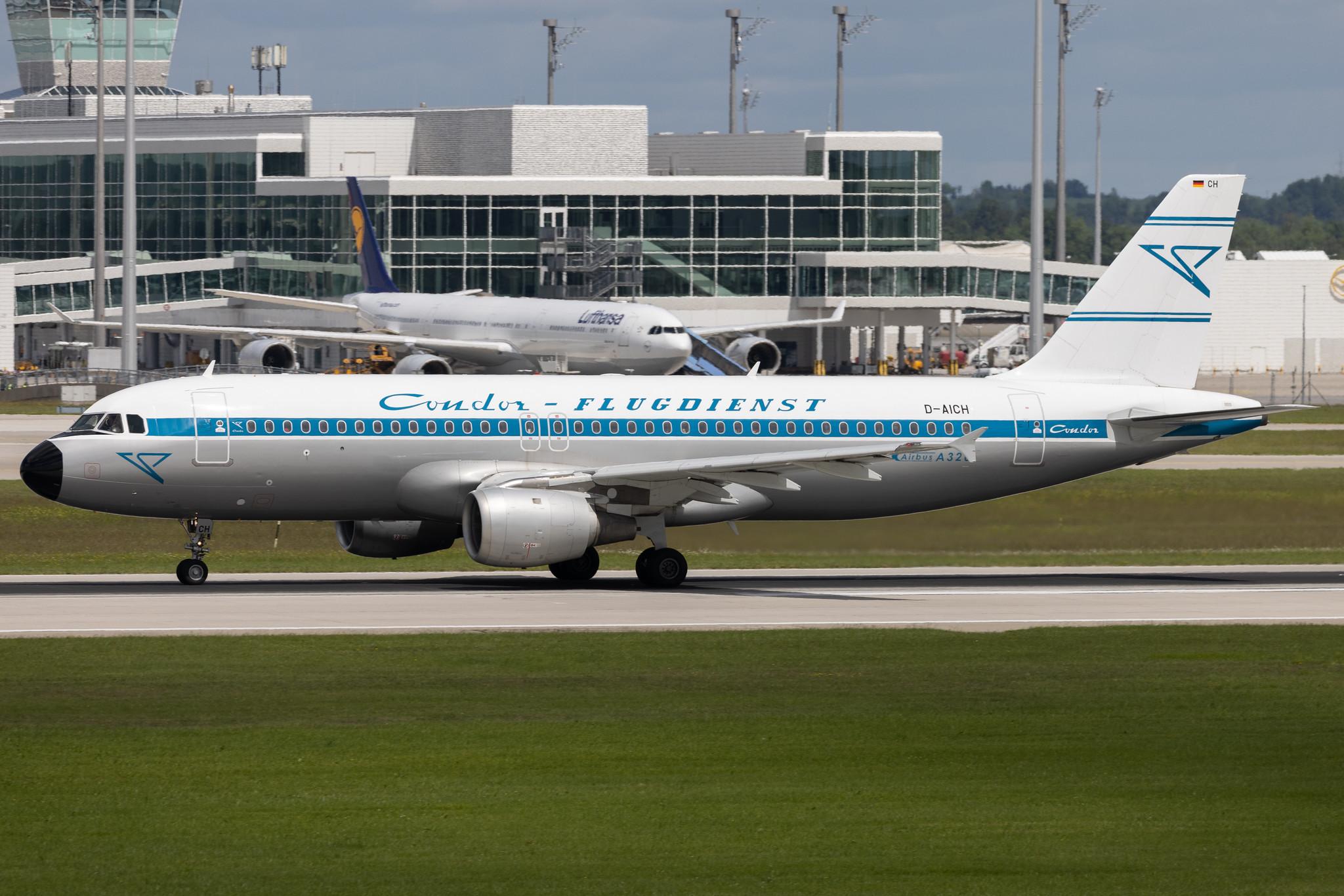 Munich Airport: Condor (DE / CFG) | Livery: Retro Livery | Airbus A320-212 A320 | D-AICH | MSN 0971