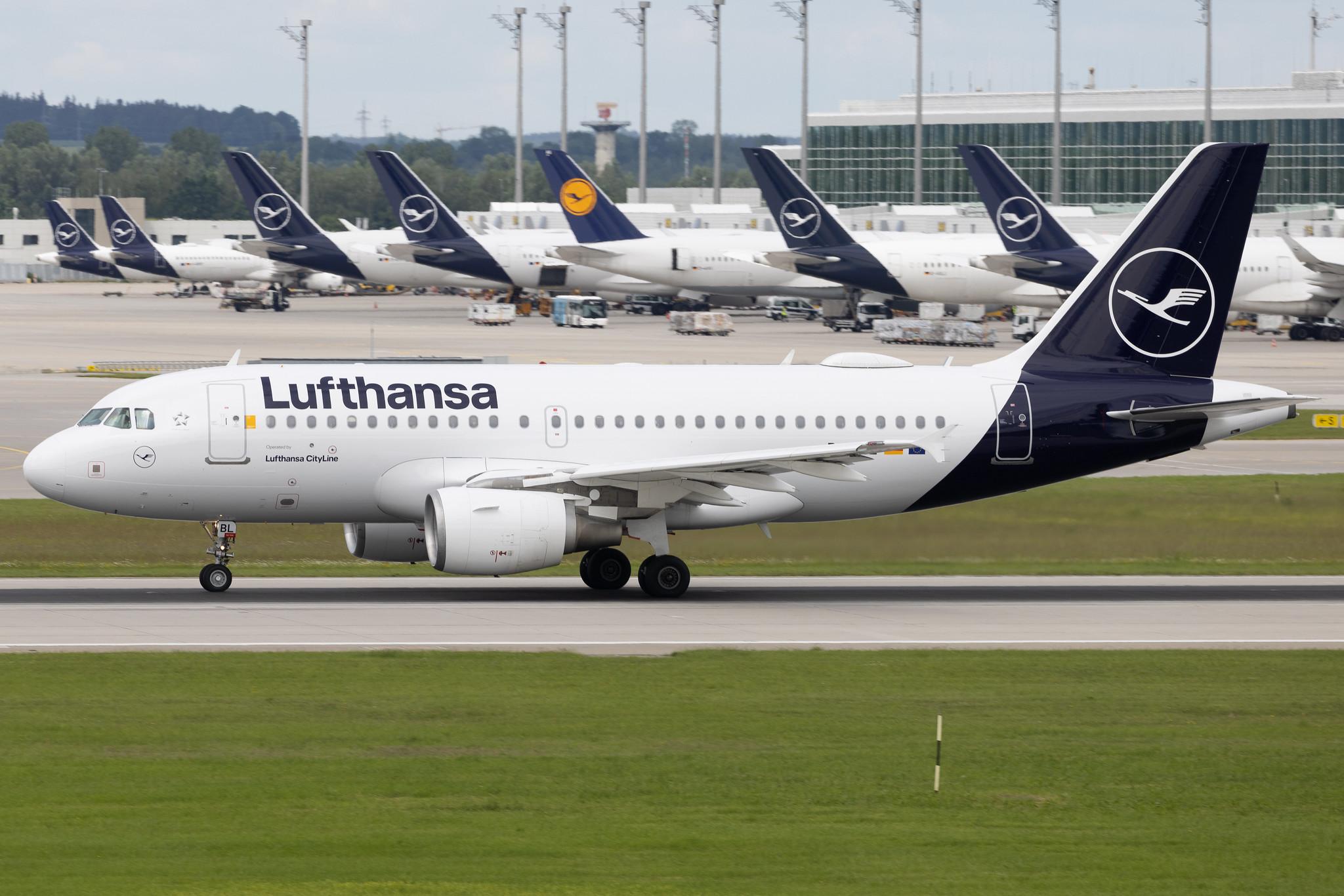 Munich Airport: Lufthansa (LH / DLH) | Operator: Lufthansa CityLine | Airbus A319-112 A319 | D-AIBL | MSN 2174
